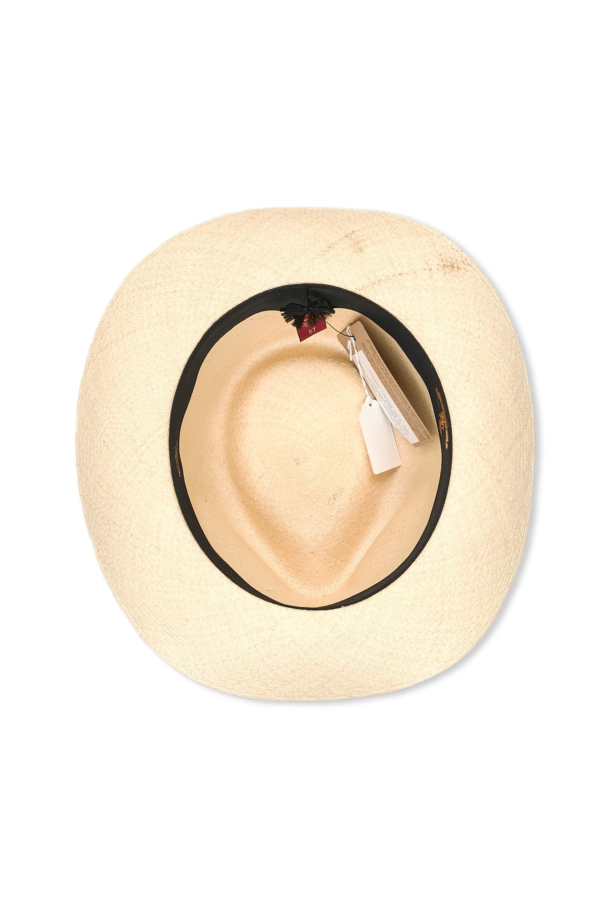 The Armoury Montecristi Panama Hat Old Hood *new with defect*