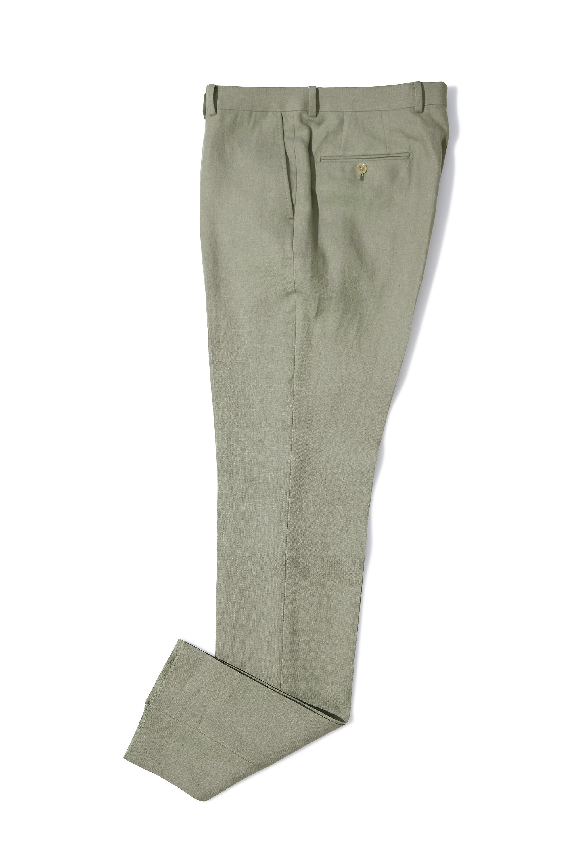The Armoury Light Green Linen Model A Trousers