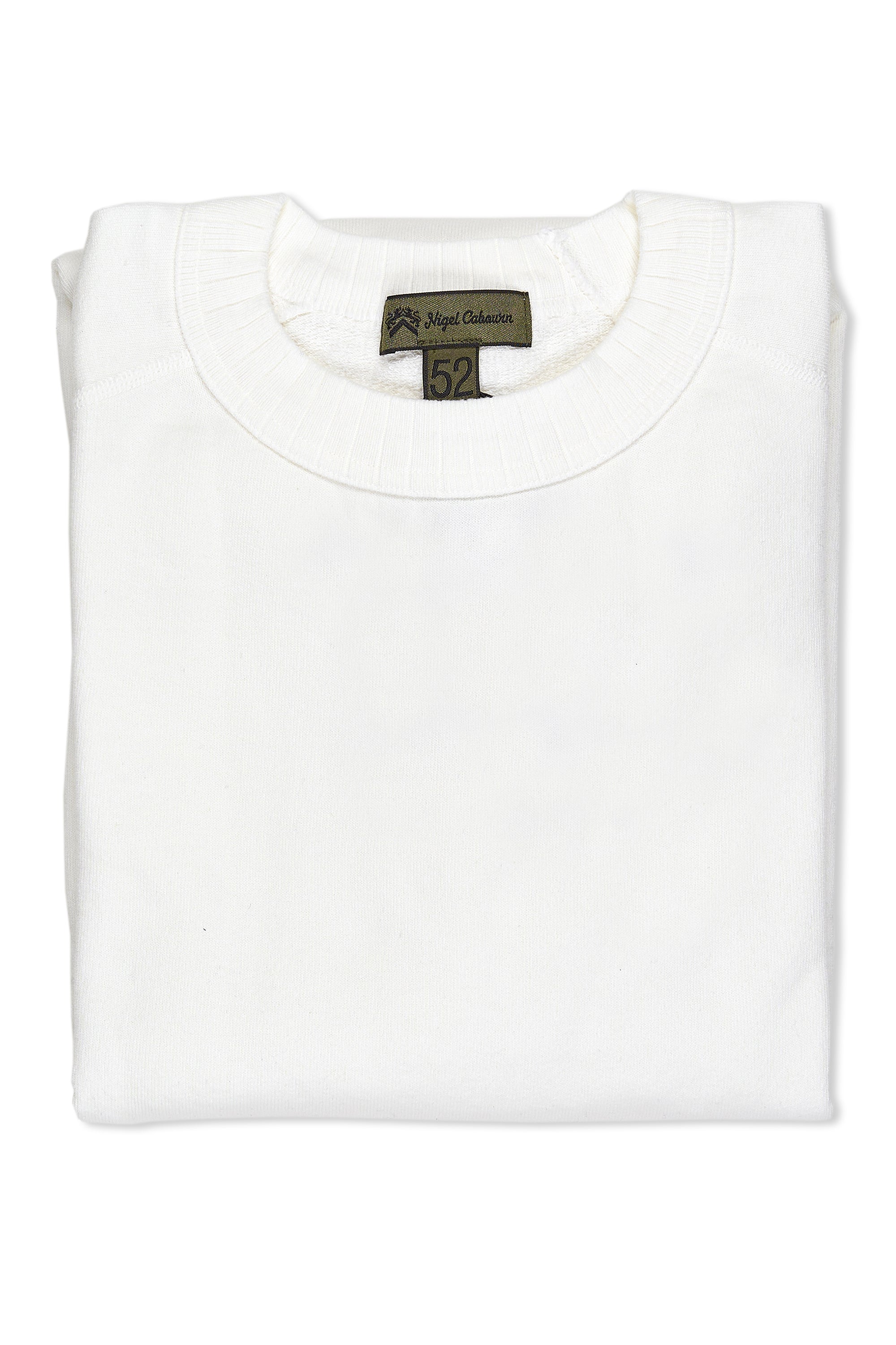 Nigel Cabourn Off White Short Sleeve Sweat Shirt