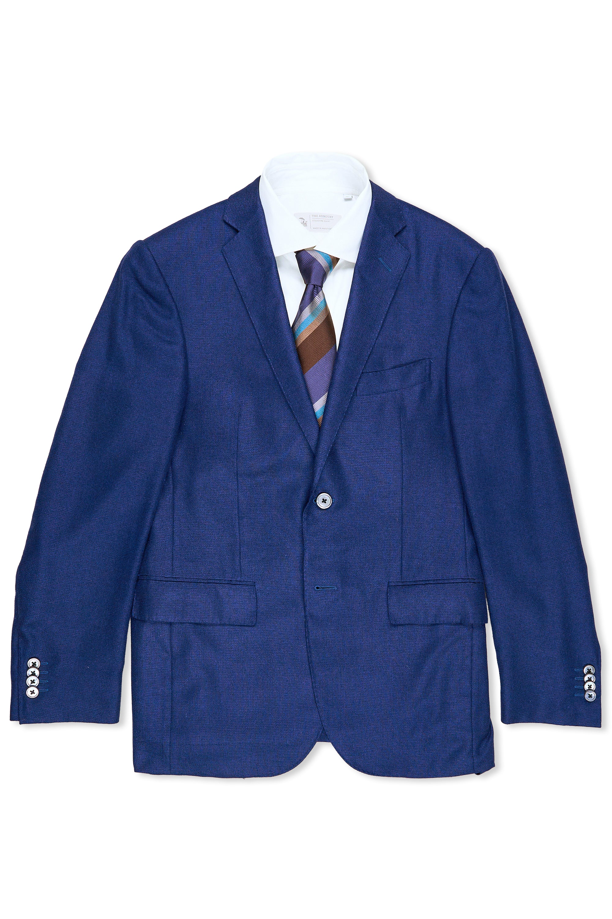 Corneliani Blue Silk/Cashmere Sport Coat