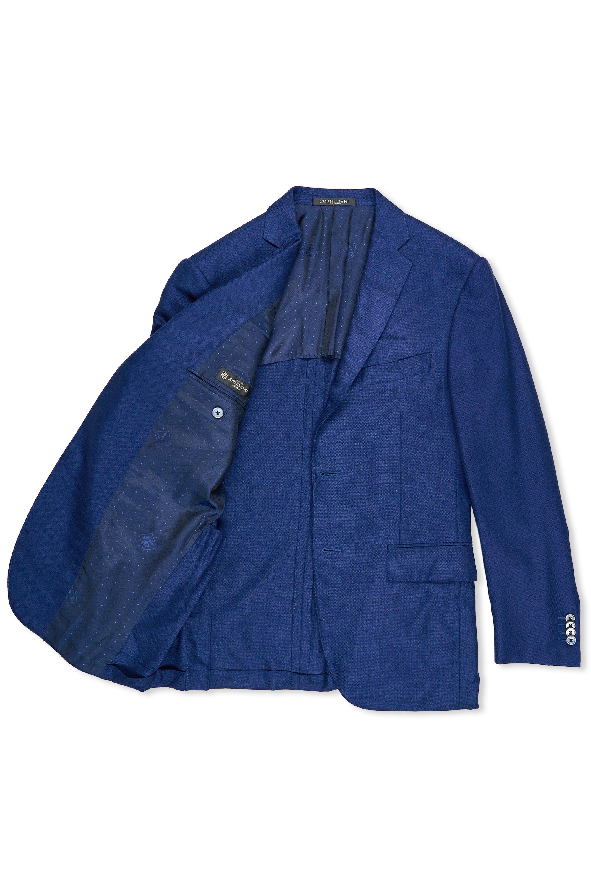 Corneliani Blue Silk/Cashmere Sport Coat