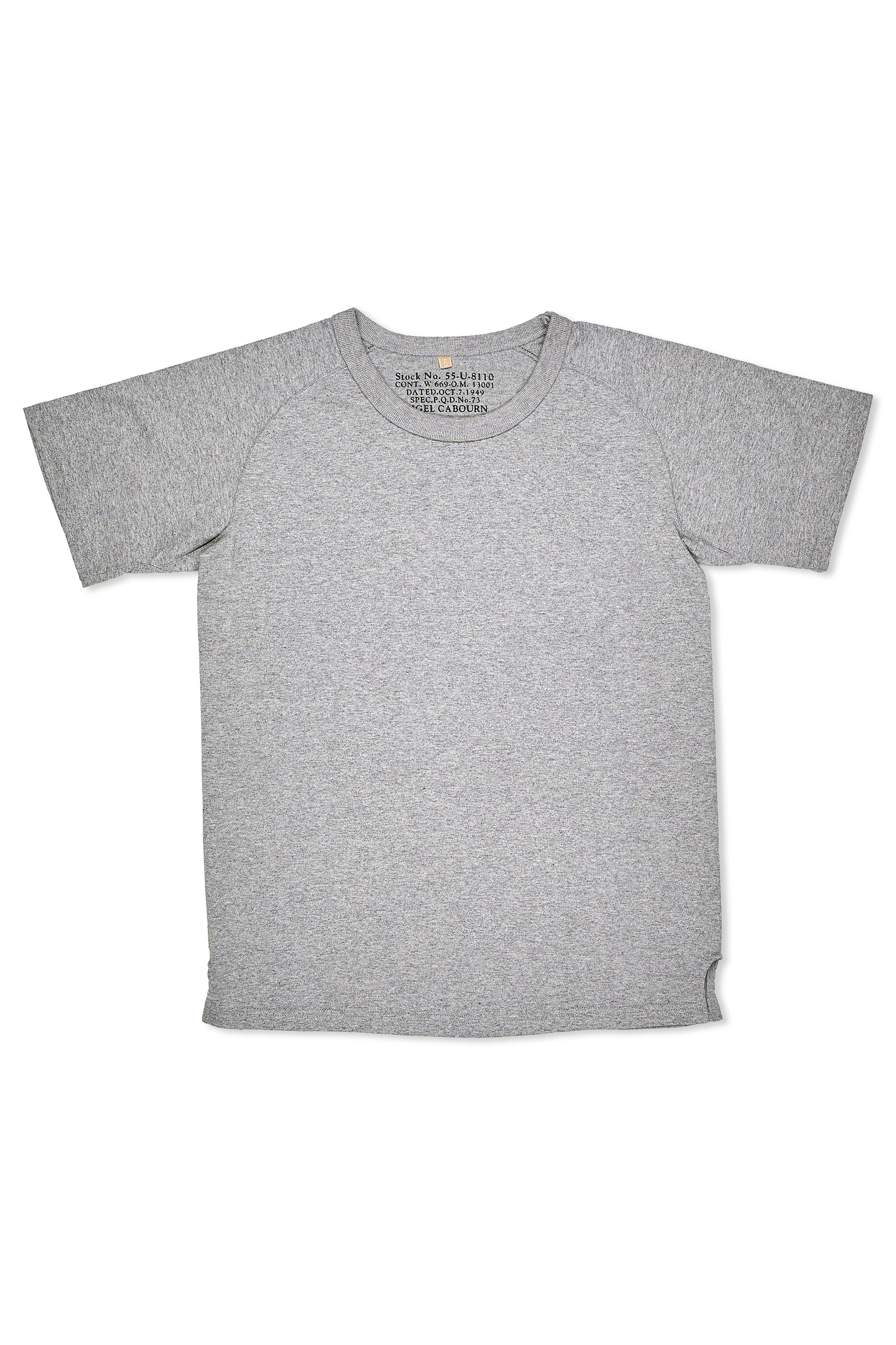 Nigel Cabourn Ladies Grey Classic Crew Neck T-Shirt
