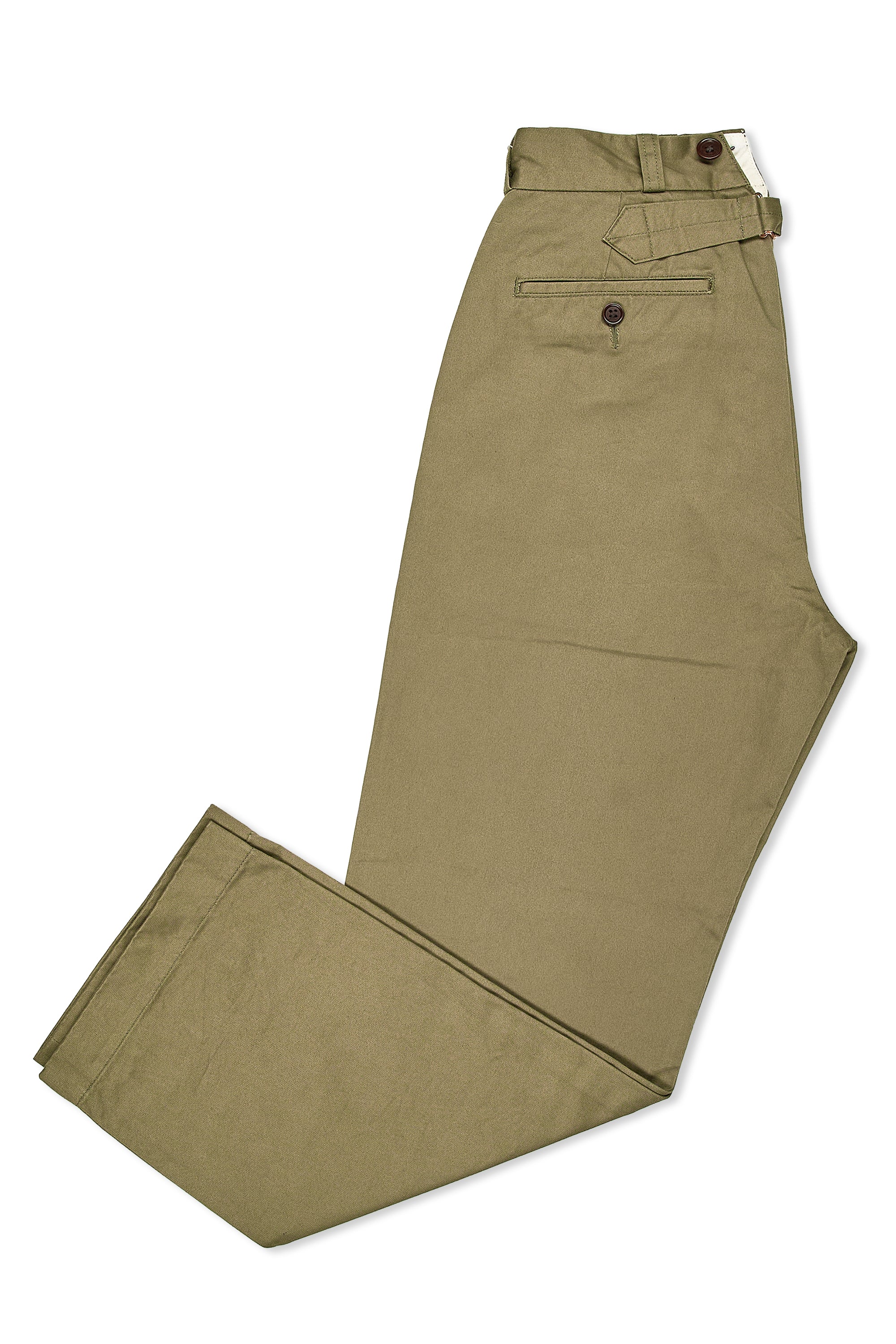 Nigel Cabourn Ladies Green Classic Basic Chinos