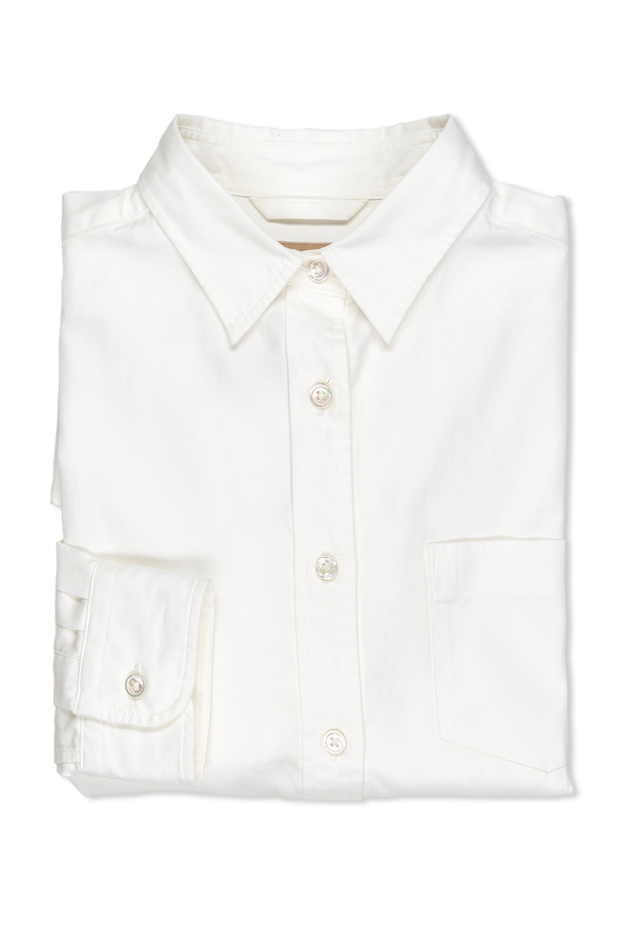 Nigel Cabourn Ladies White Classic British Officers Shirt
