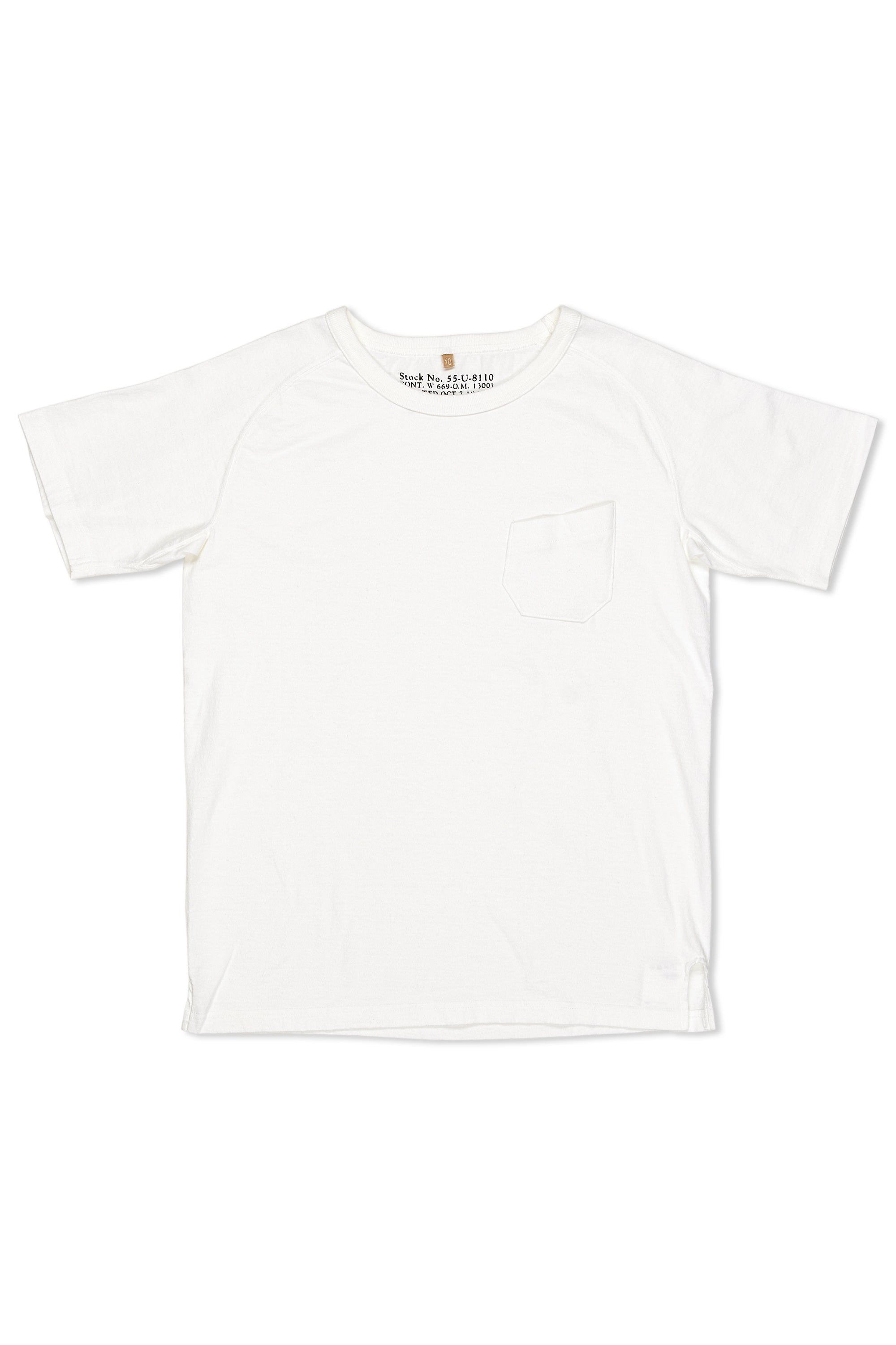 Nigel Cabourn Ladies White New Basic Pocket T-Shirt