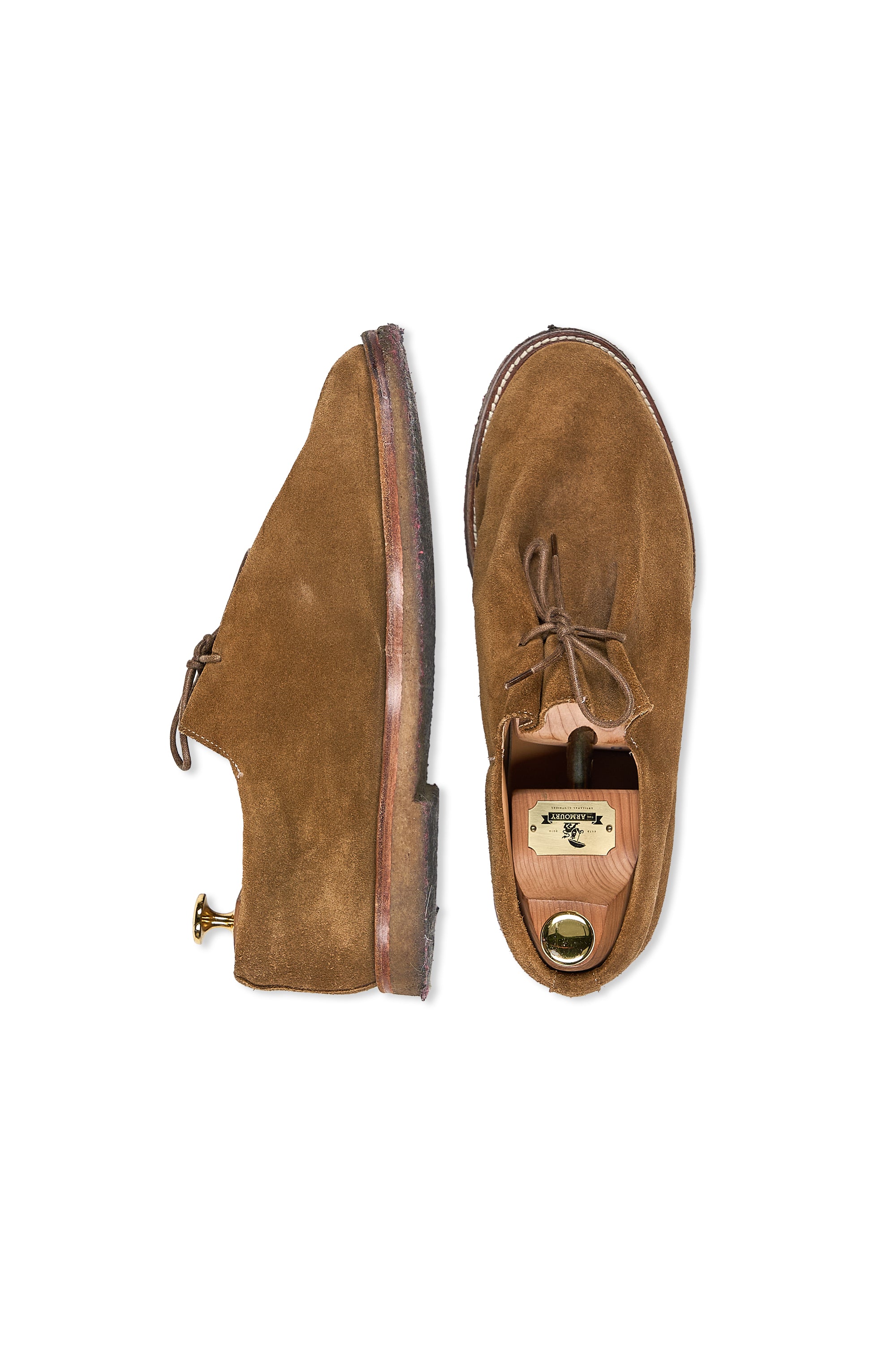 Jacques Soloviere Snuff Suede Shoes