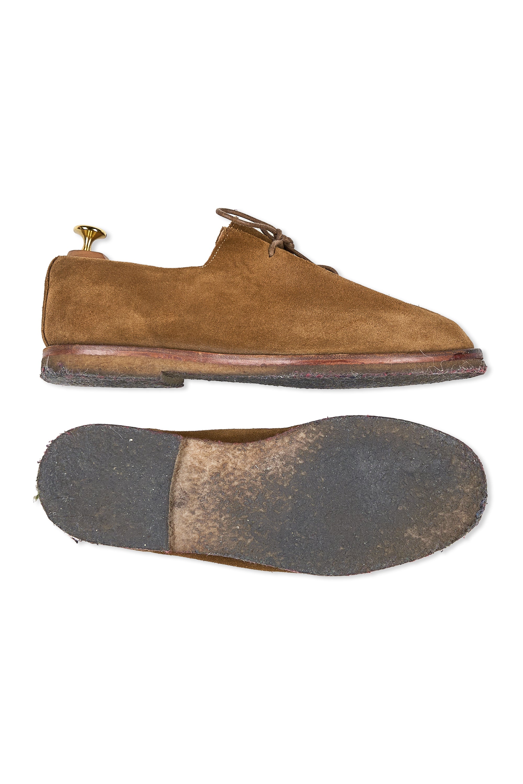 Jacques Soloviere Snuff Suede Shoes