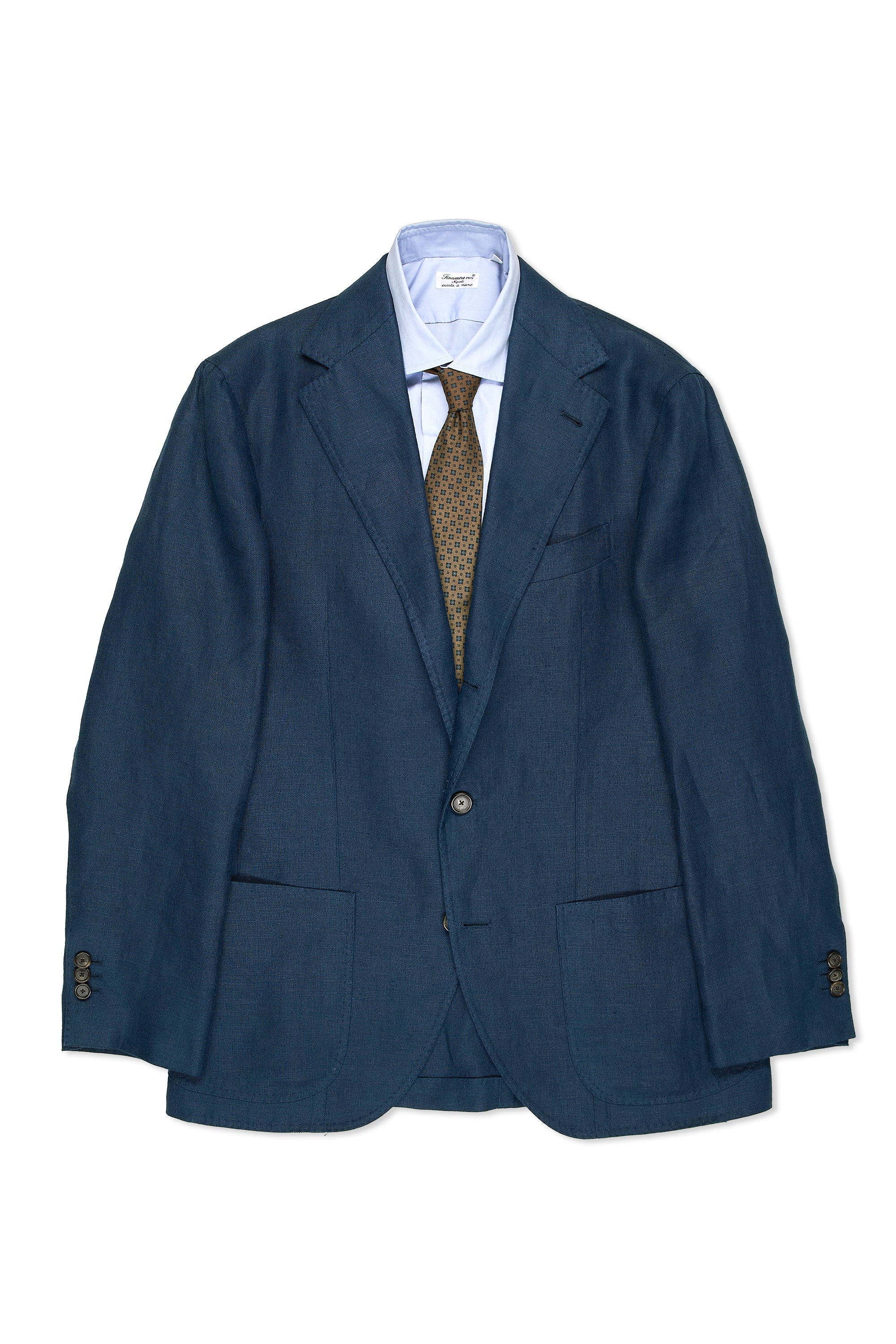 Anglo-Italian Blue Wool/Linen Sport Coat