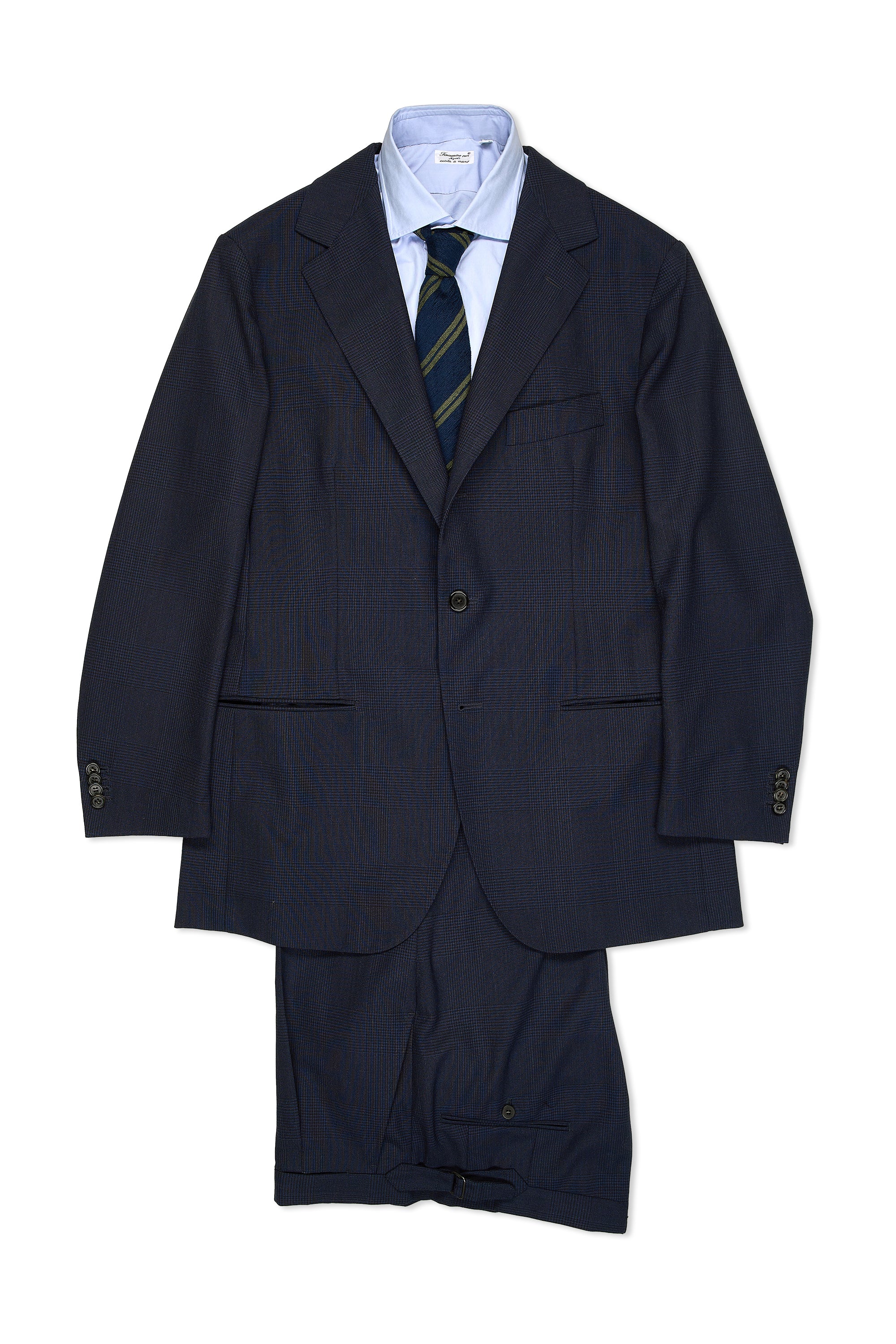 The Armoury Model 103 Blue/Navy Check Wool Suit