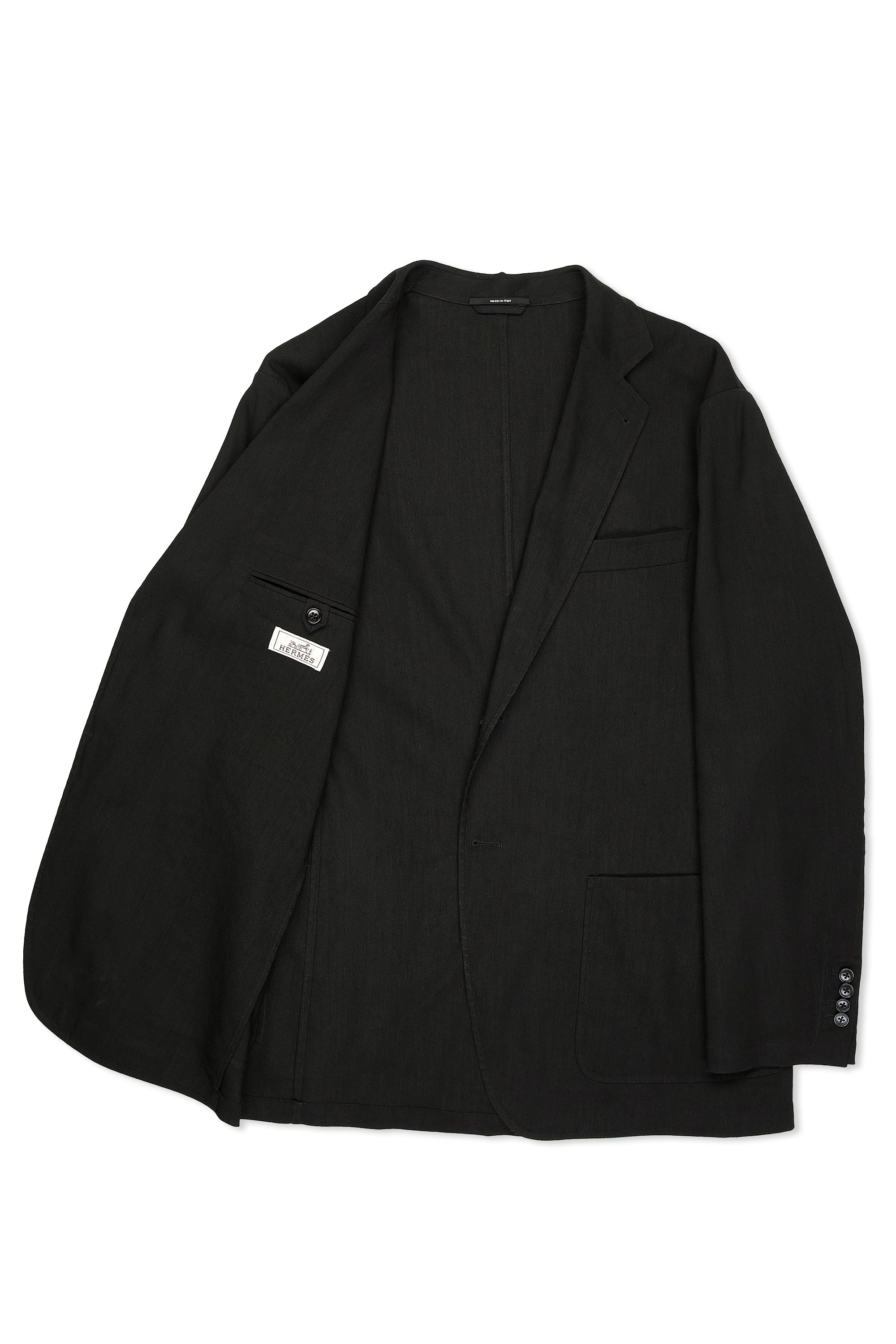 Hermès Black Hemp Sport Coat