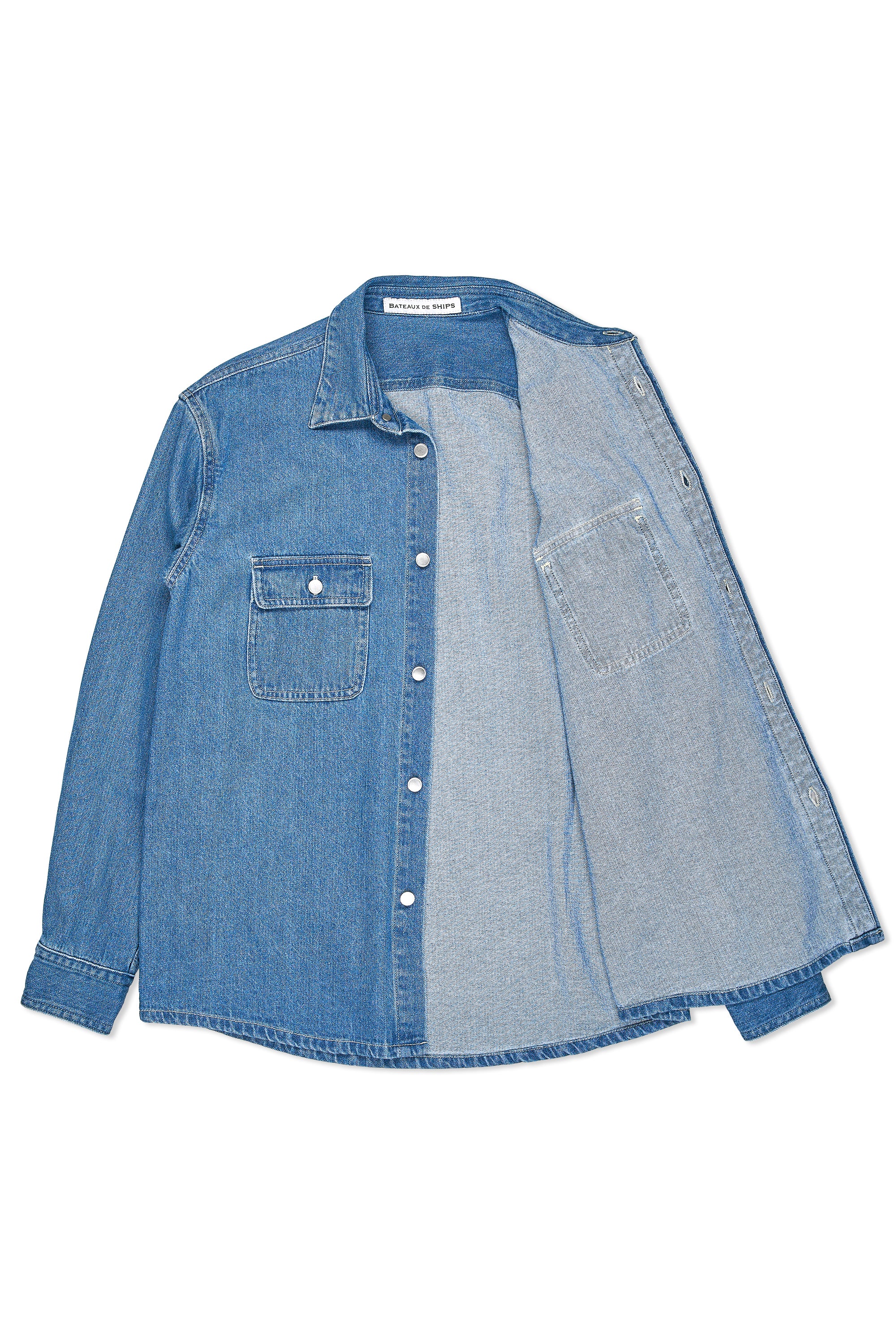 Bateaux De Ships Denim Cotton Shirt