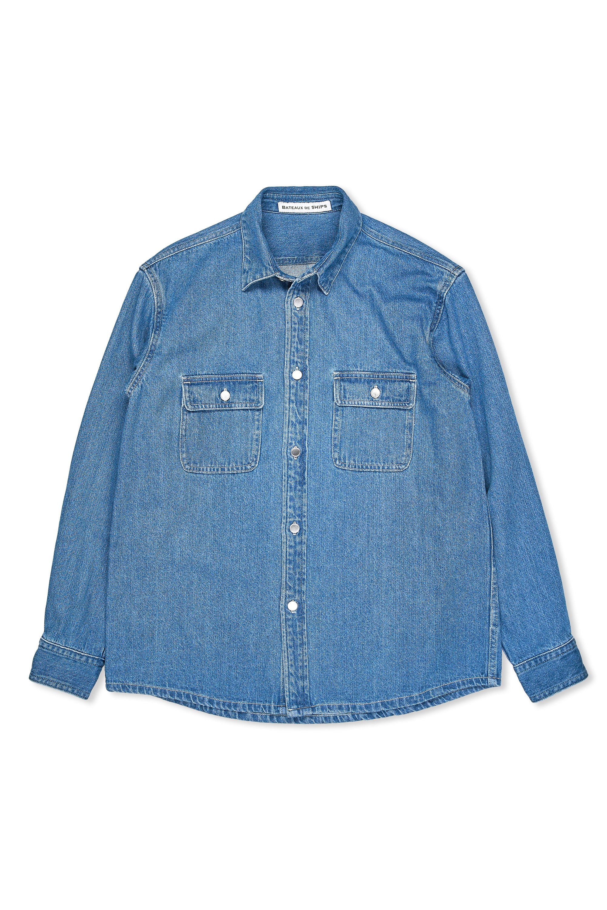 Bateaux De Ships Denim Cotton Shirt