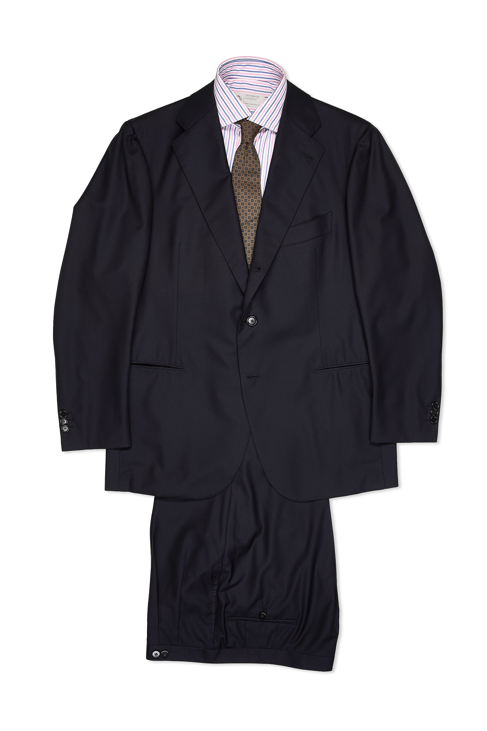 Cesare Attolini Dark Navy Wool Suit