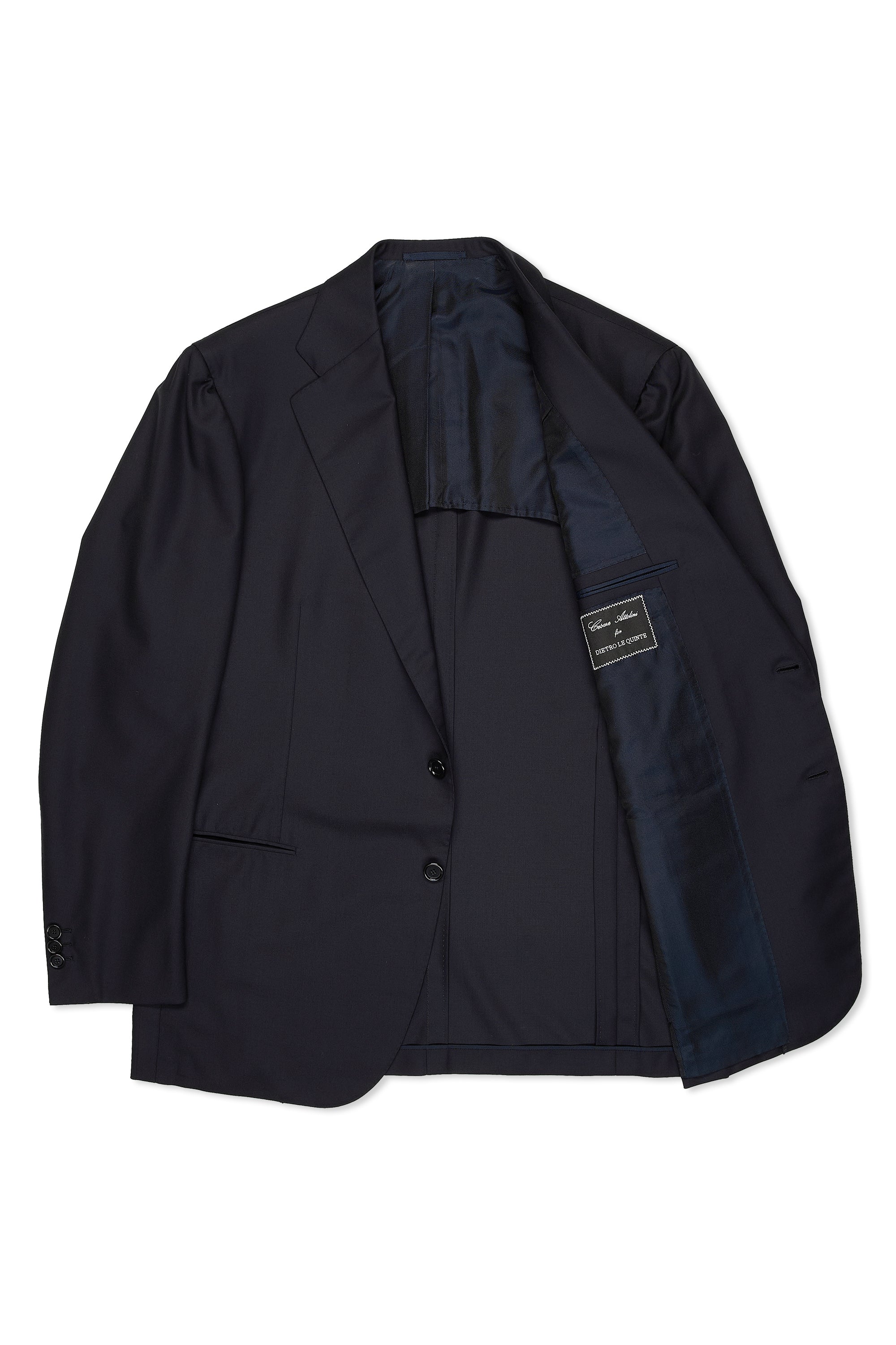 Cesare Attolini Dark Navy Wool Suit