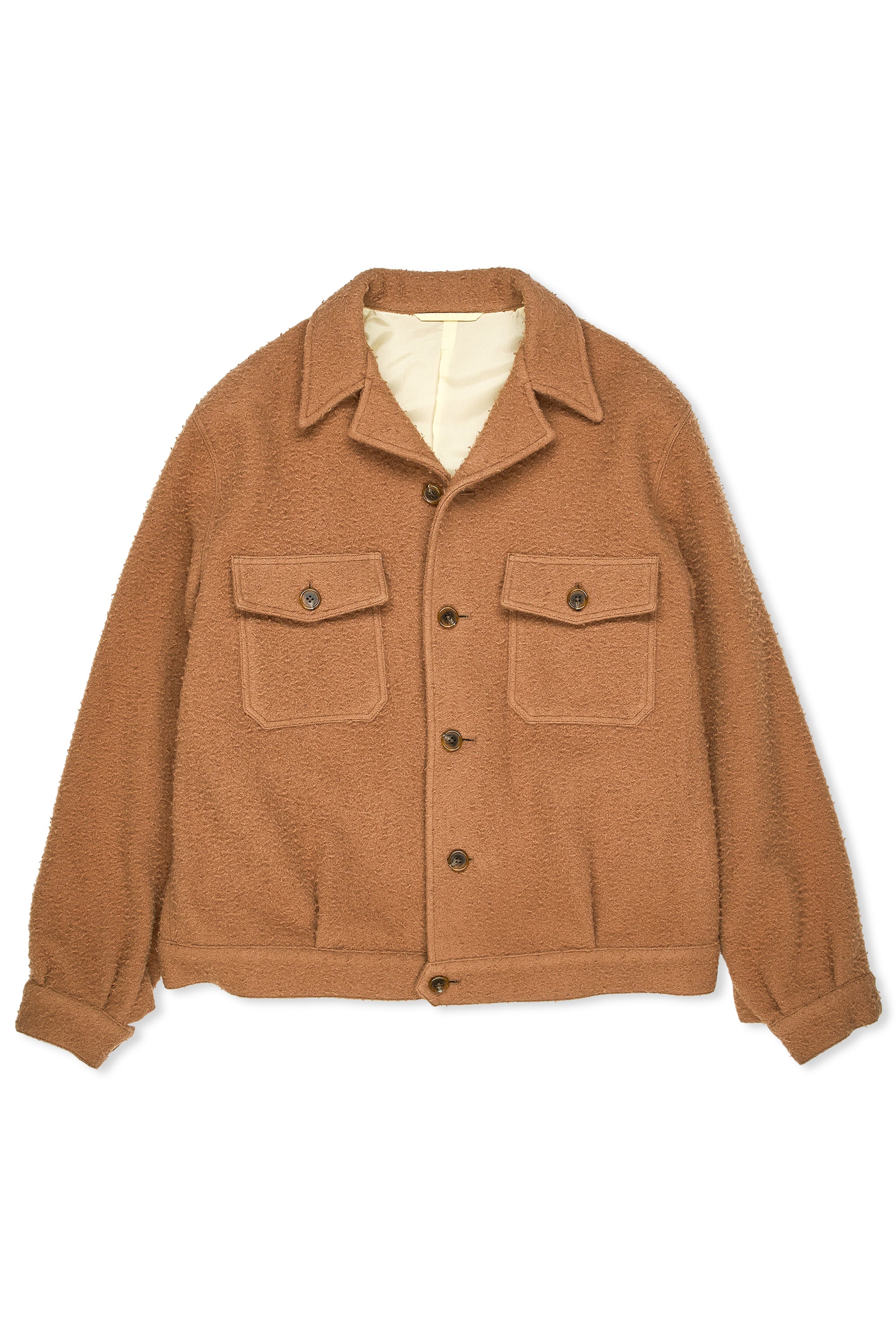 The Armoury Brown Casentino Wool Road Jacket