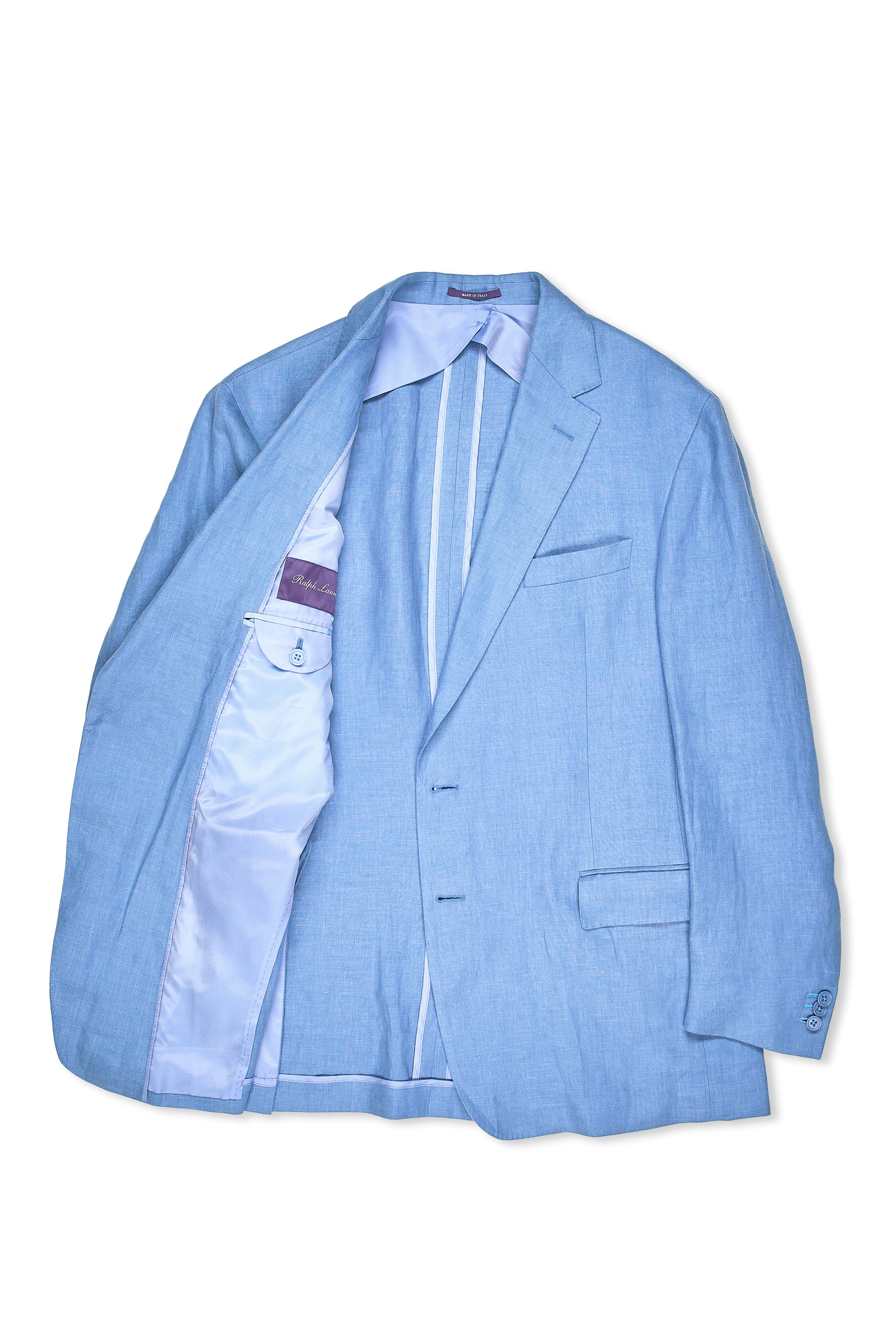 Ralph Lauren Purple Label Light Blue Linen Sport Coat