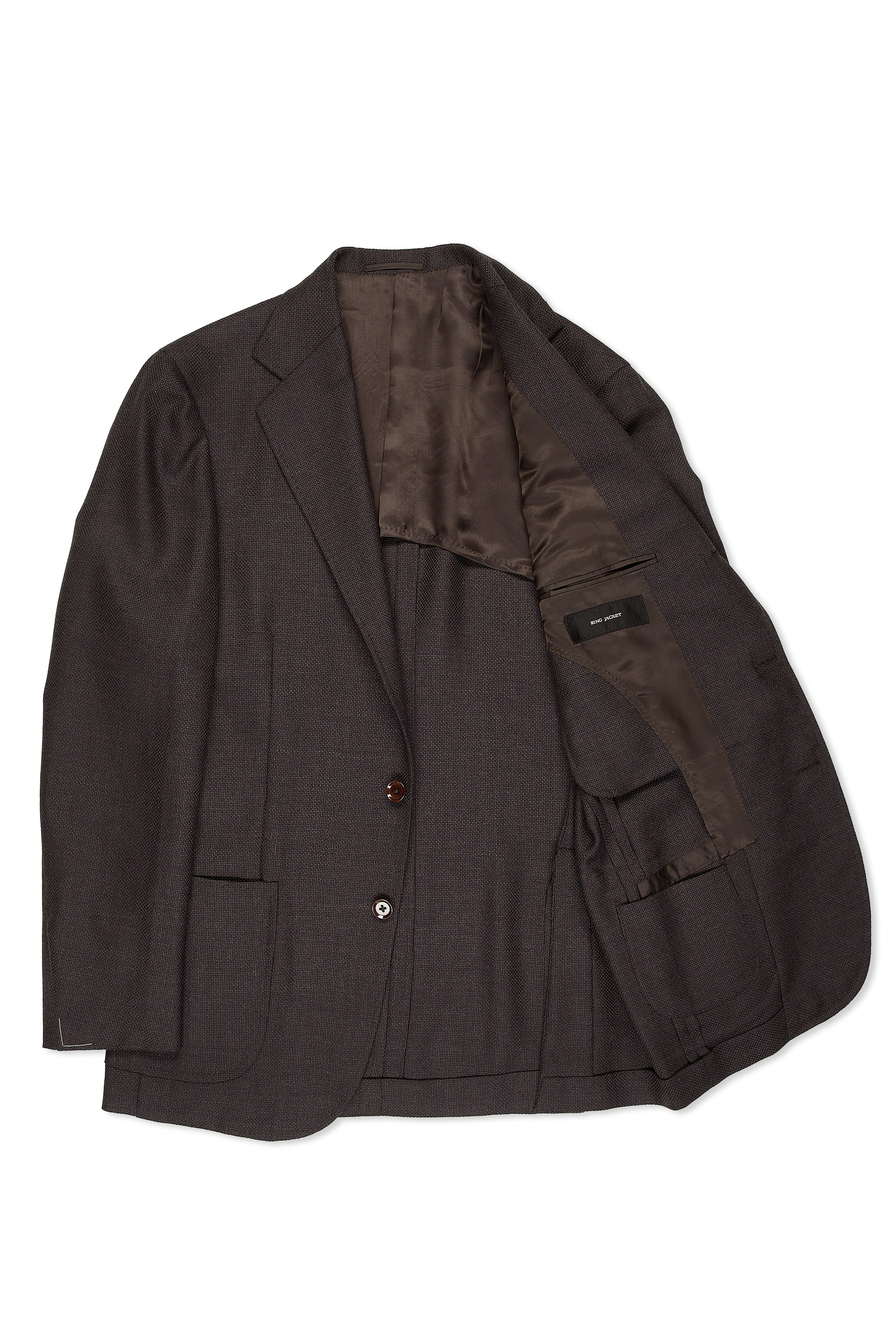 Ring Jacket 300F Dark Purple Balloon Wool Sport Coat