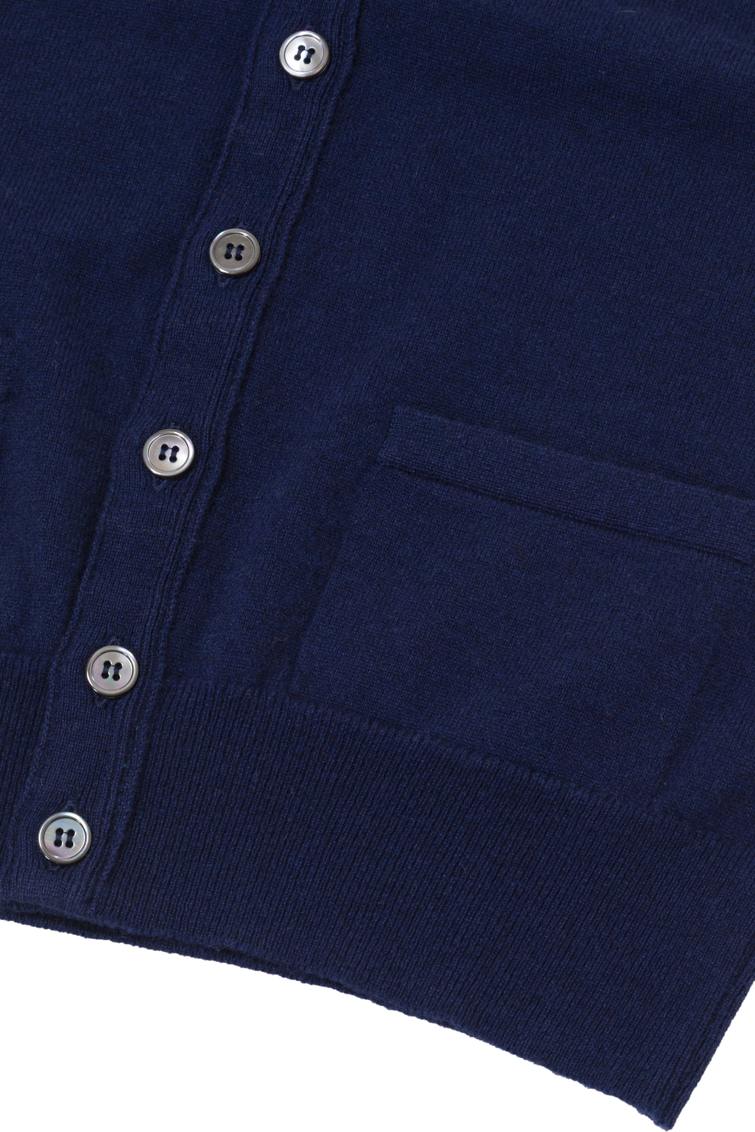 The Armoury Blue Cashmere Sleeveless Cardigan