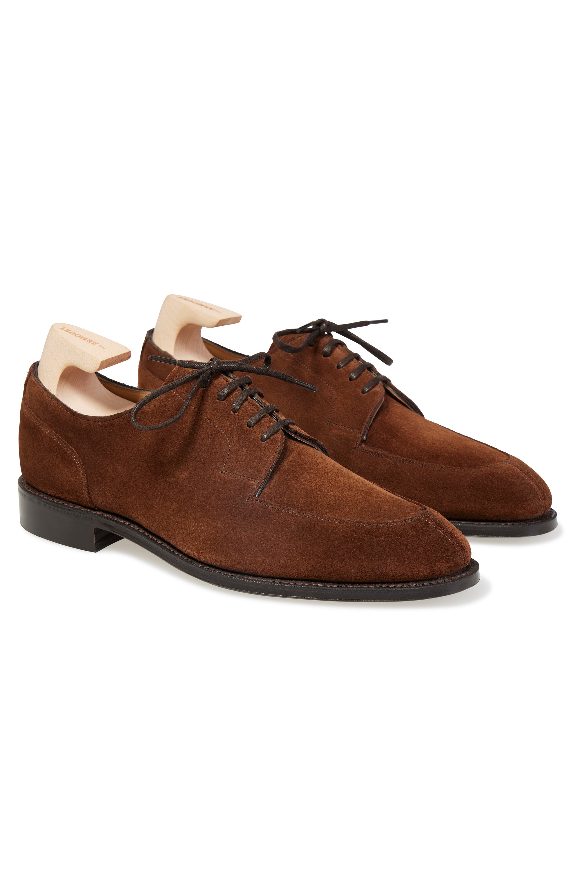 The Armoury FS5 Gilman Snuff Suede Leather Split Toe Derby Shoes *factory seconds*