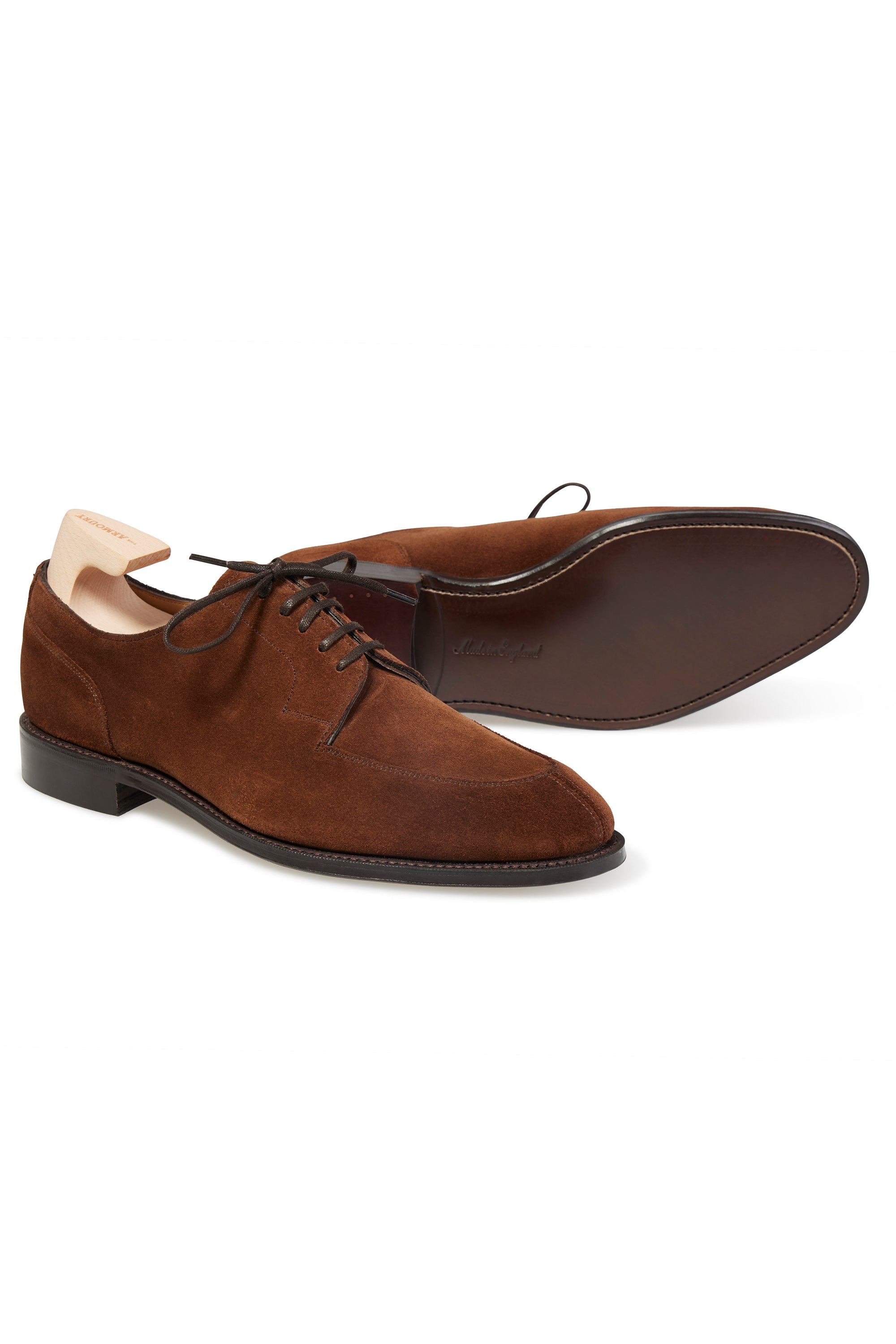 The Armoury FS5 Gilman Snuff Suede Leather Split Toe Derby Shoes *factory seconds*