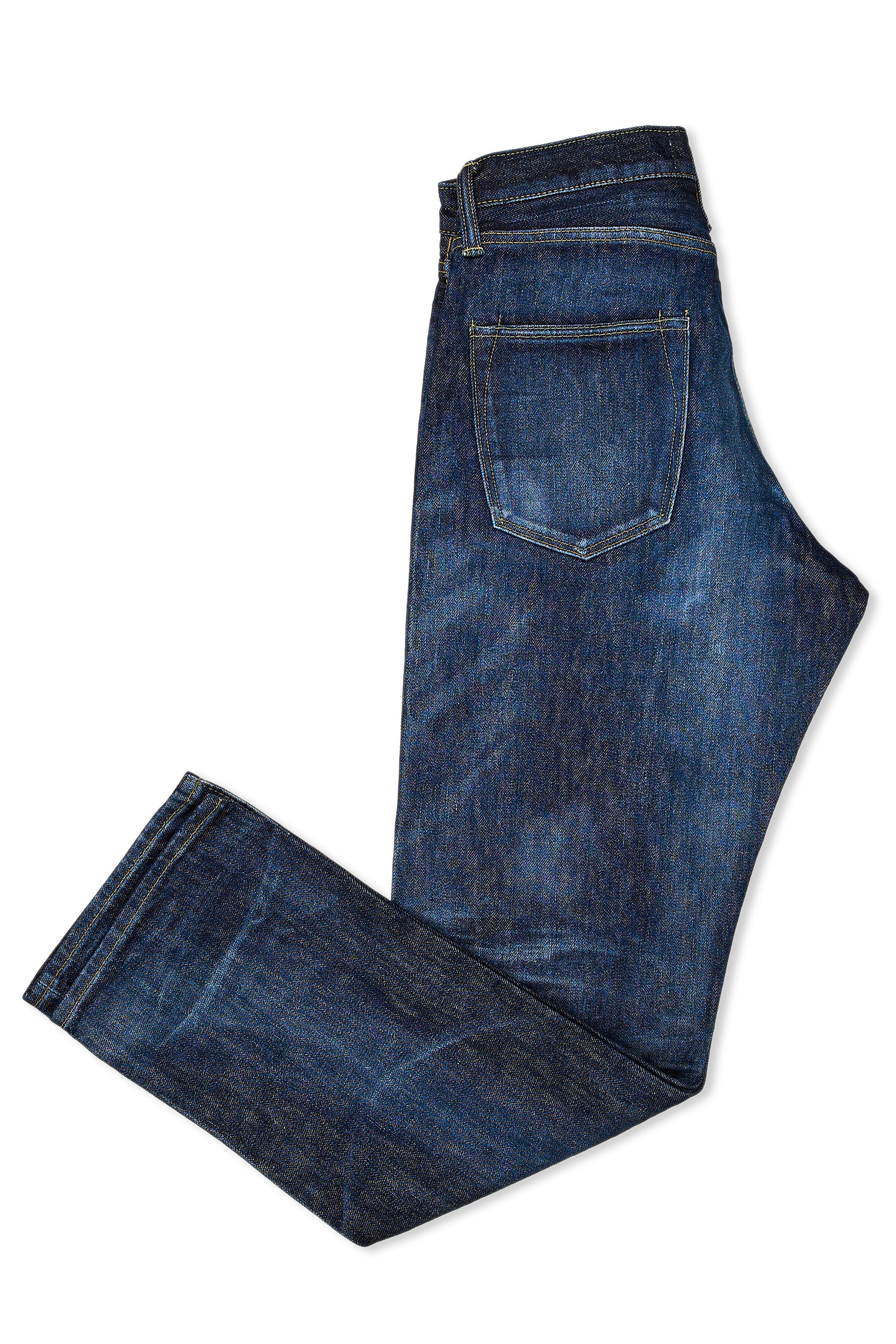 Washi Jeans X The Armoury No. 6 Dark Washed Japanese Paper Denim Jeans