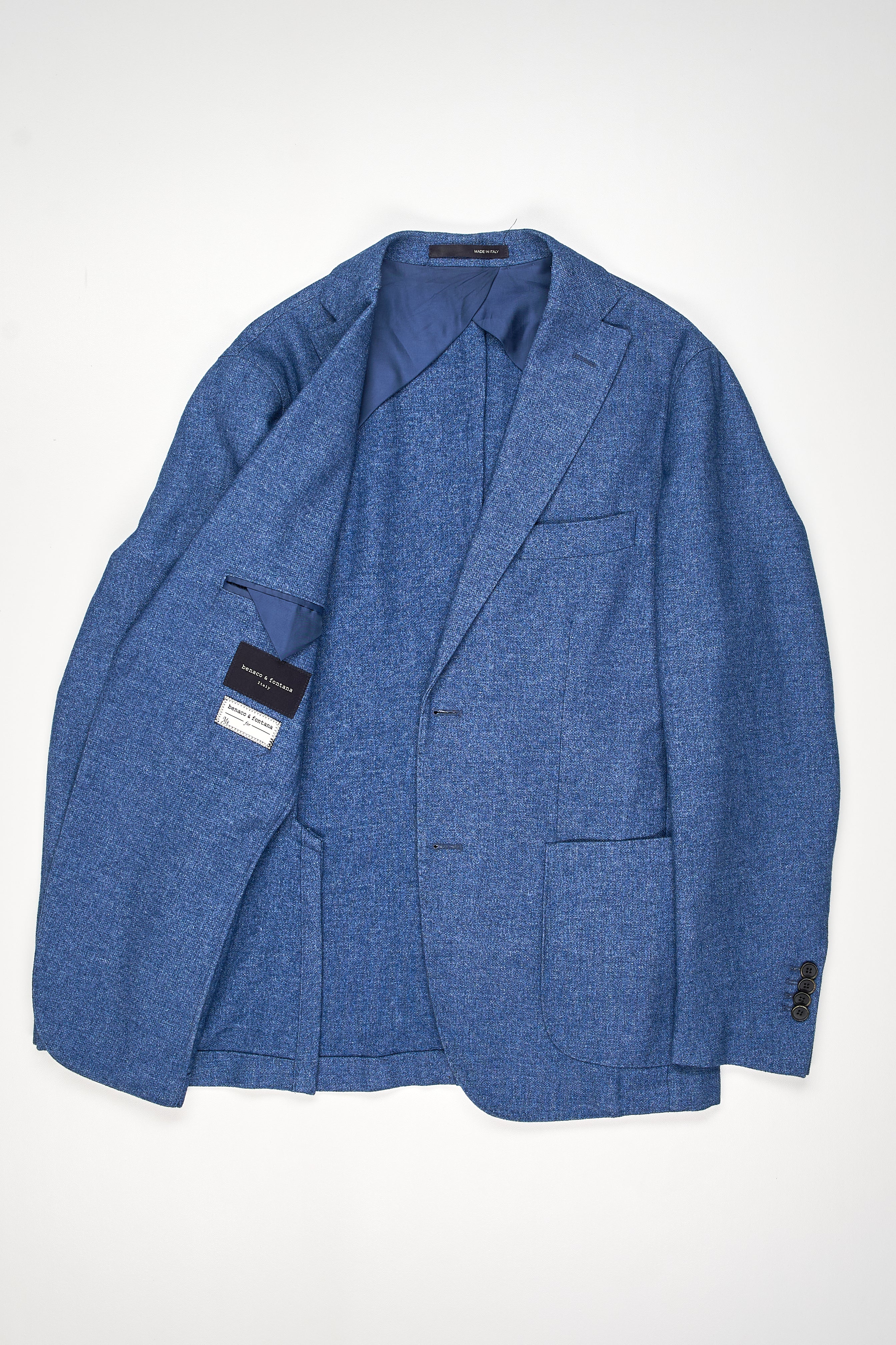 Benaco & Fontana Light Blue Wool Sport Coat