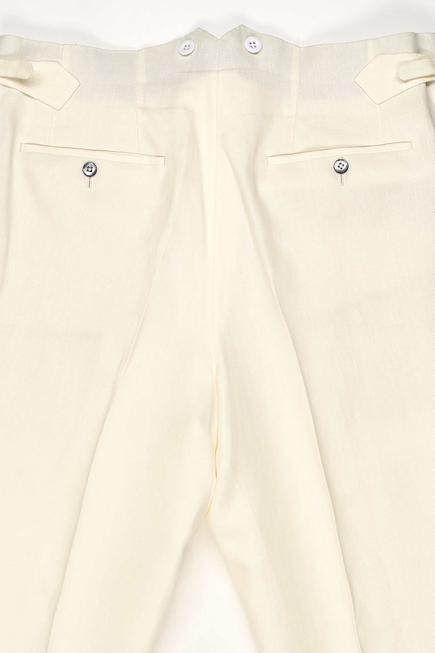 Fumiya Hirano Cream Linen Suit Bespoke