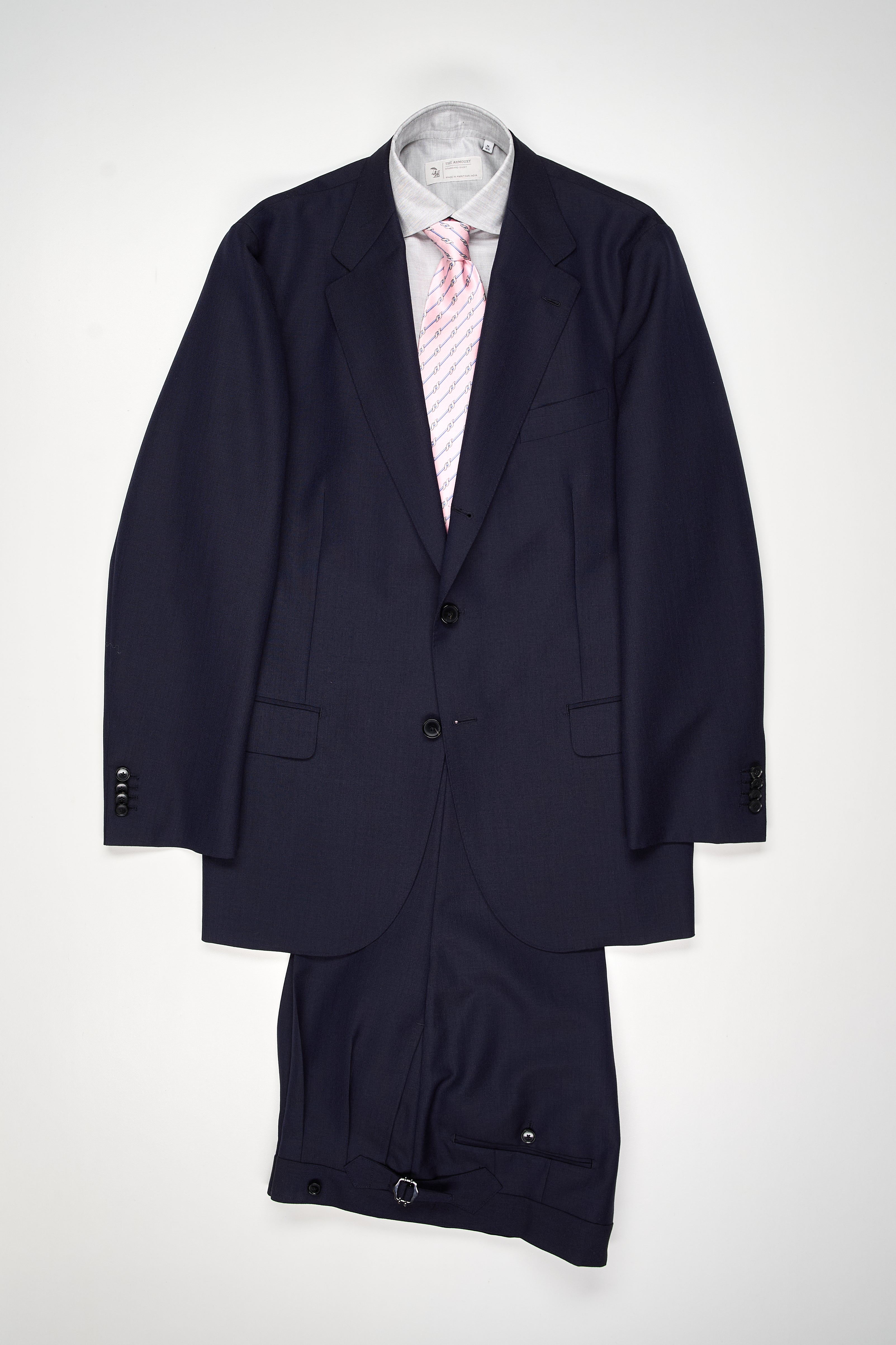 Sarto Navy Wool/Mohair Suit