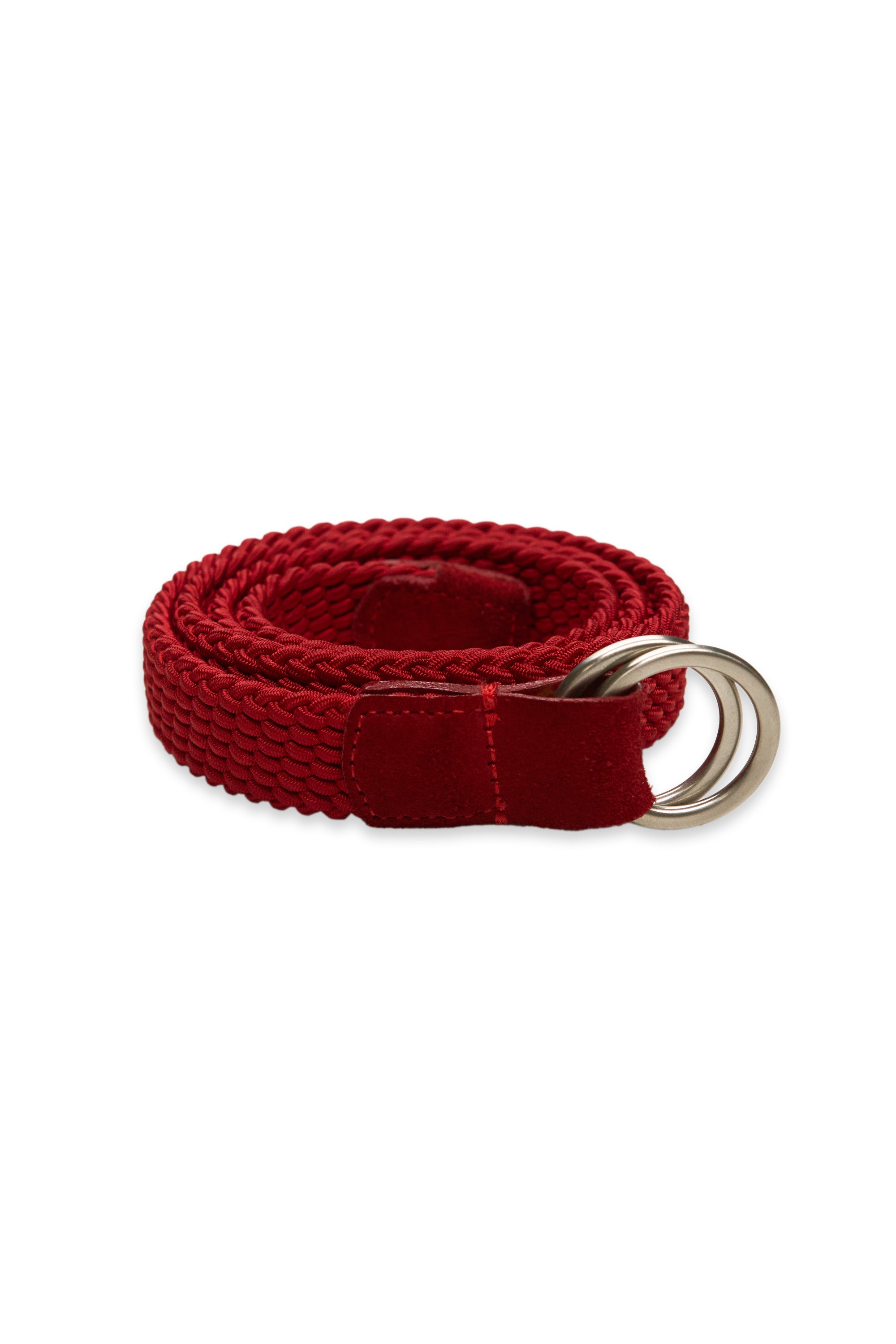 Anderson's Red Cotton-Nylon Casual Belt