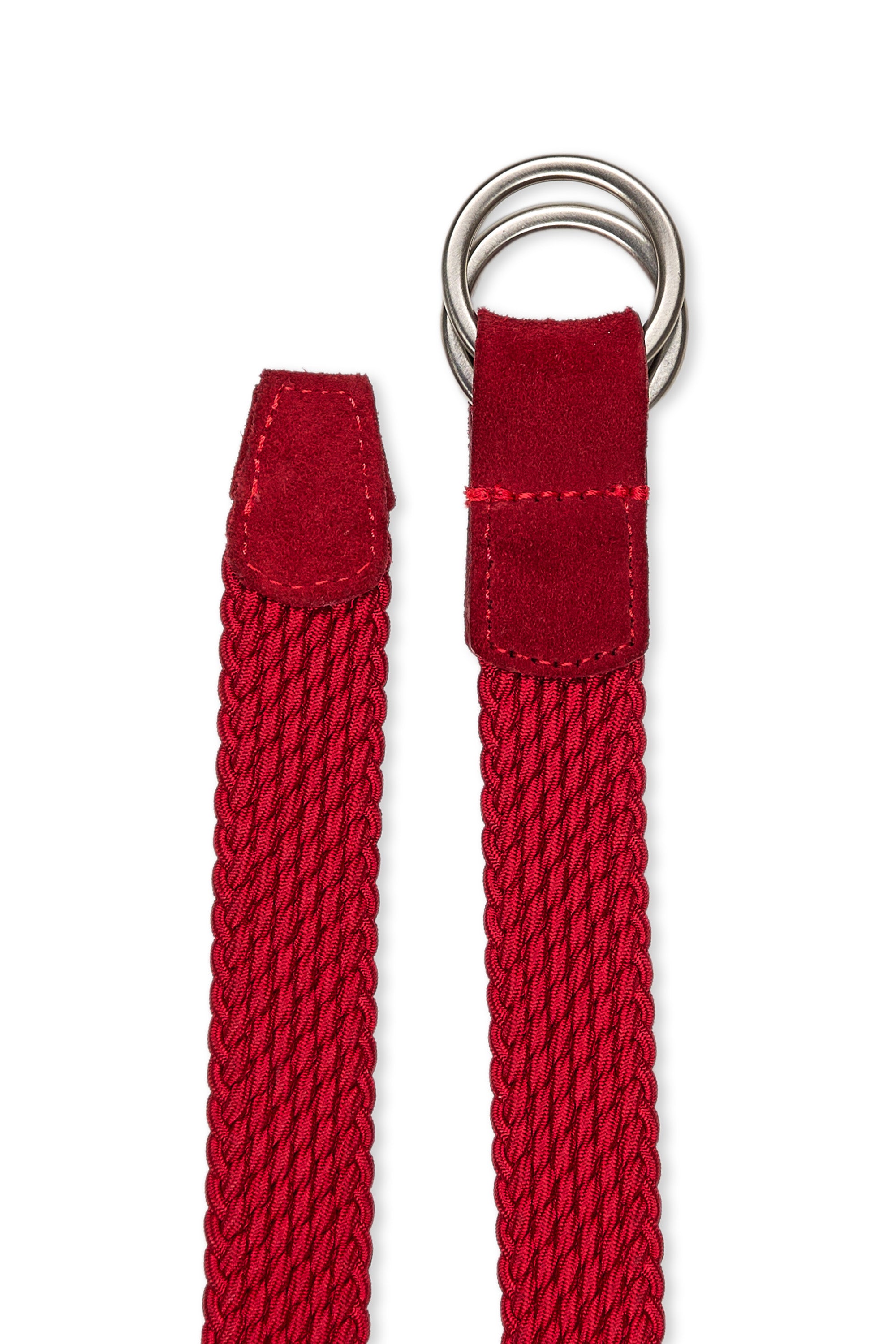 Anderson's Red Cotton-Nylon Casual Belt
