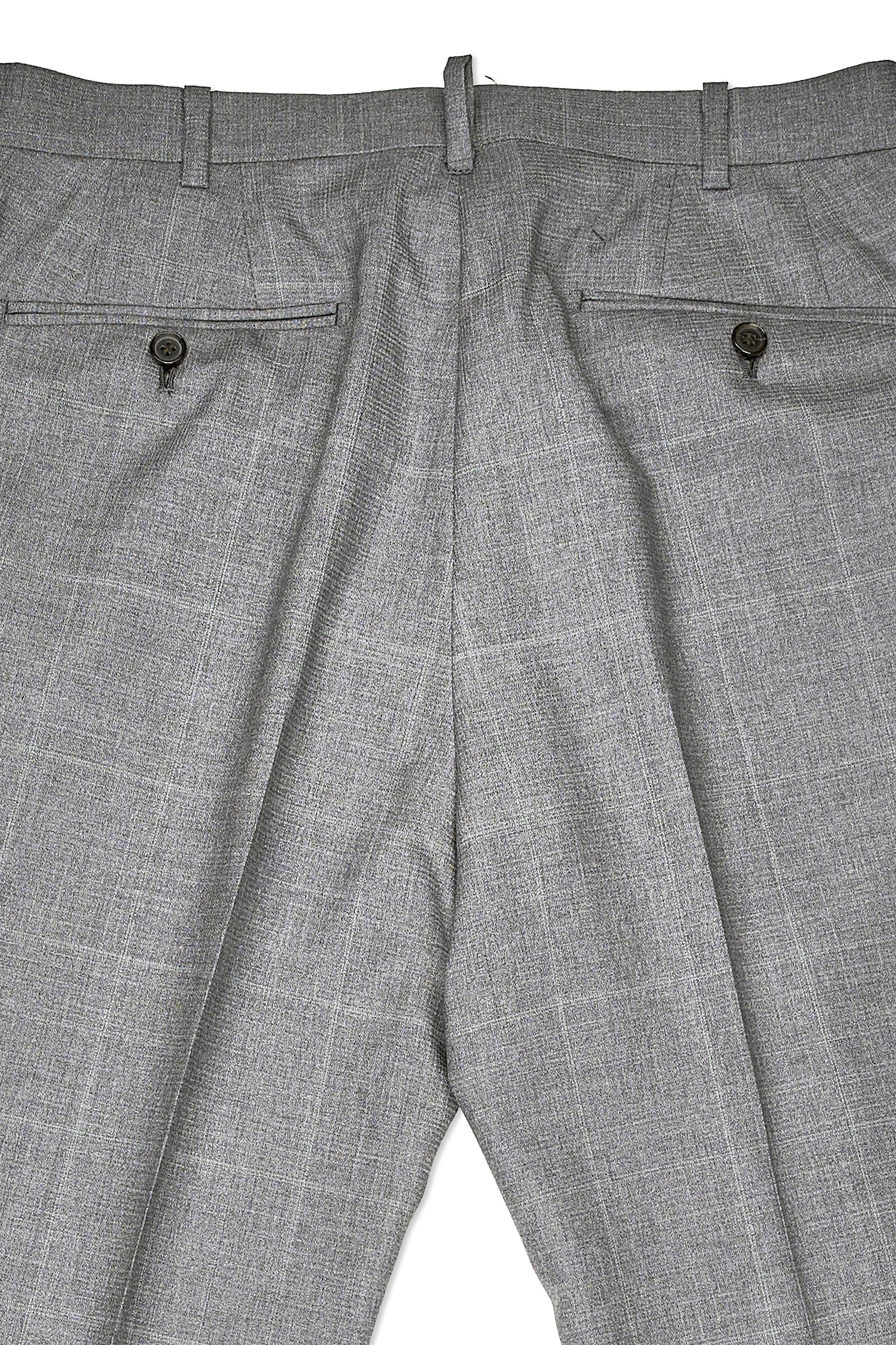 The Armoury by Ring Jacket Model 1 Grey with Mint Windowpane Wool Suit