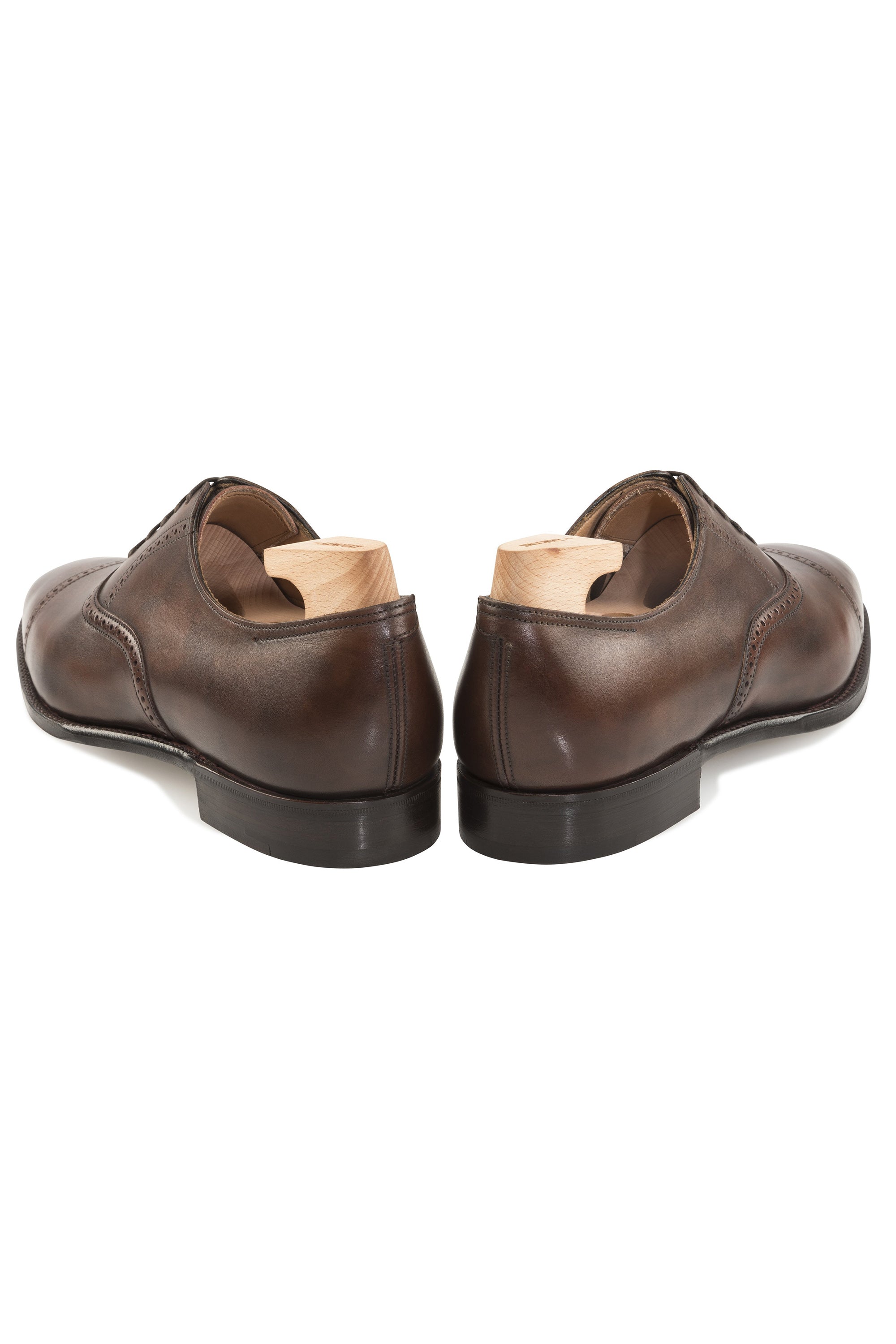 The Armoury Hajime Wyndham Brown Calf Self-Brogue Oxfords *factory seconds*