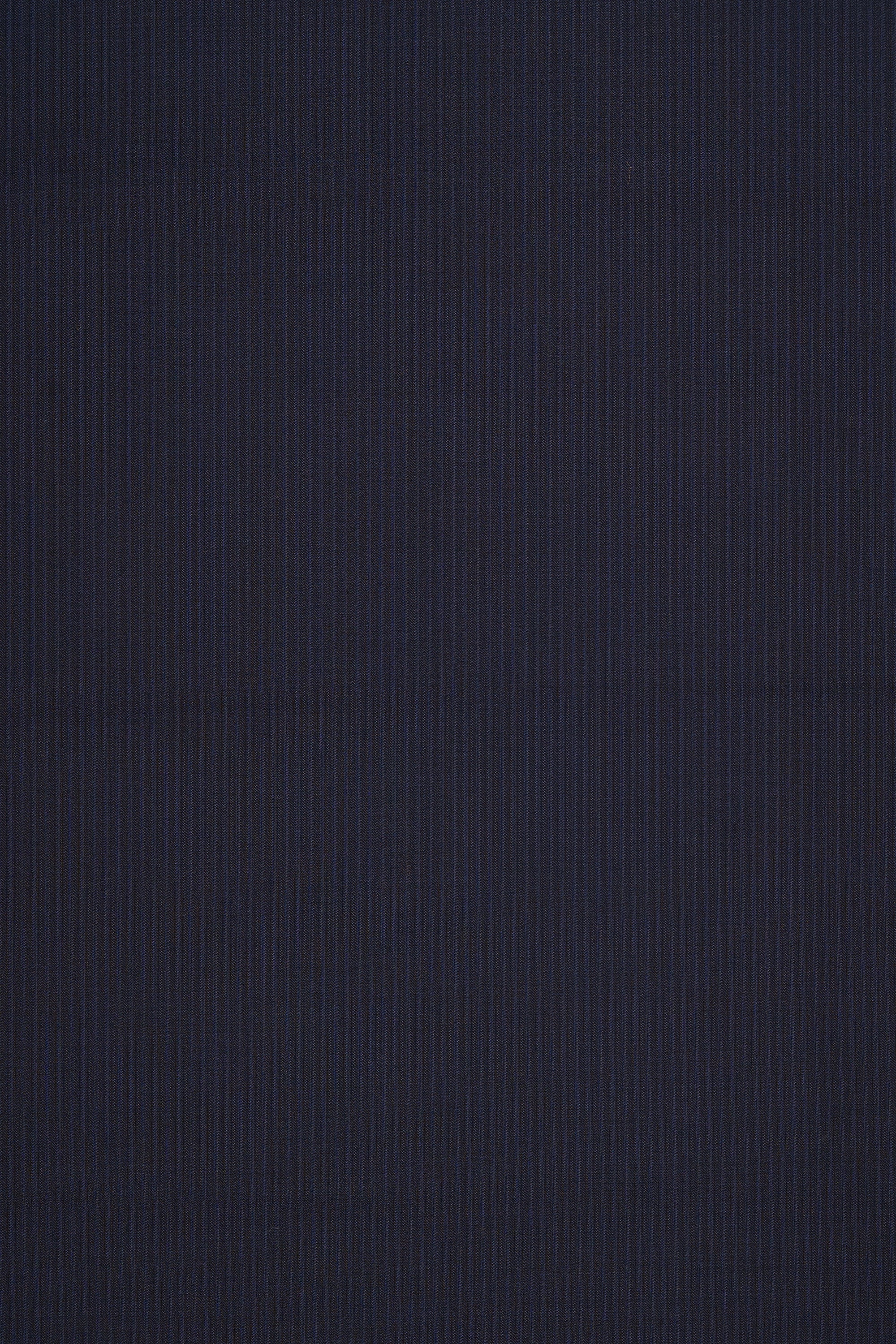 Vitale Barberis Canonico Navy Stripe Virgin Wool Cloth - 3.5m