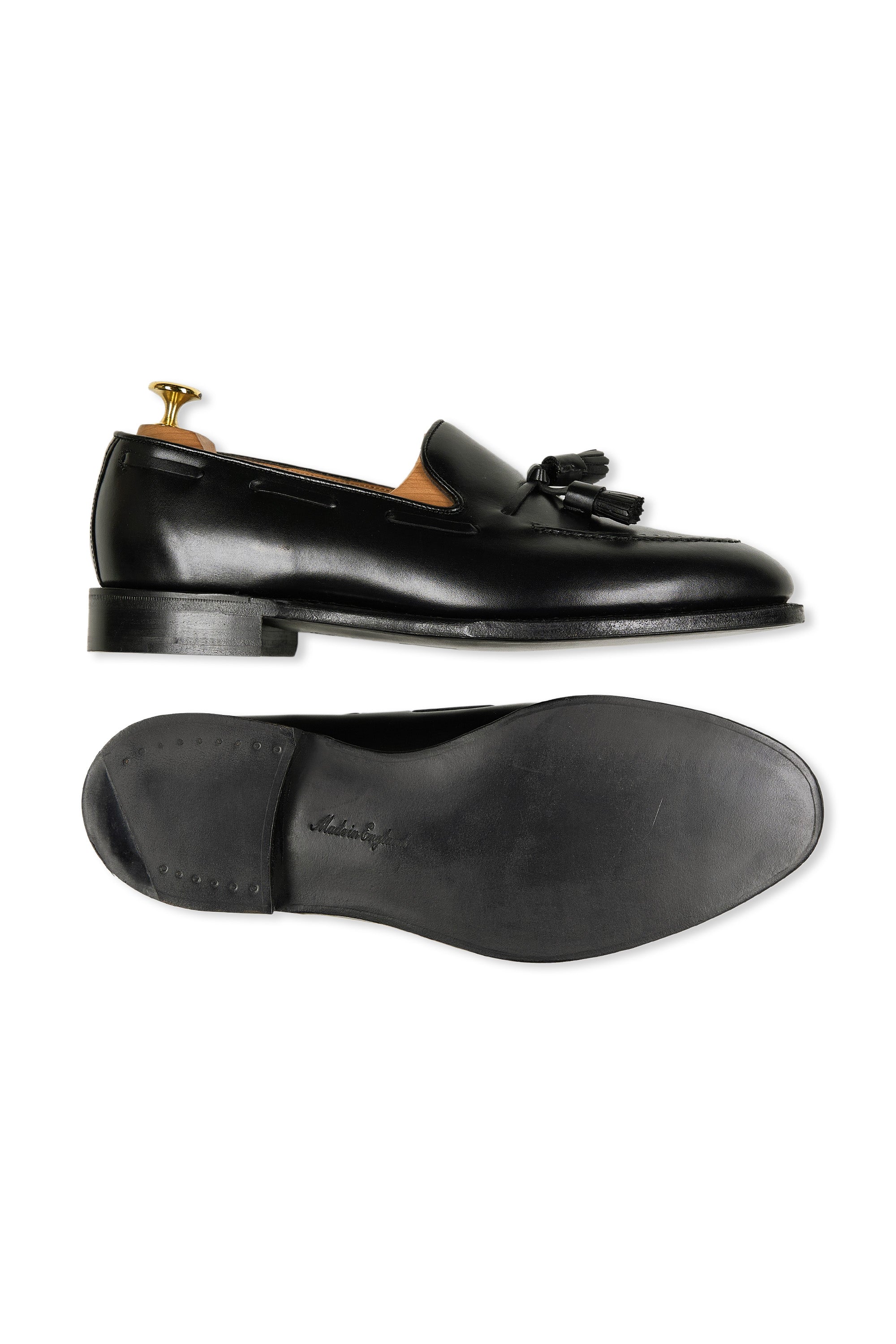 The Armoury Hudson Black Calf Tassel Loafers *factory seconds*