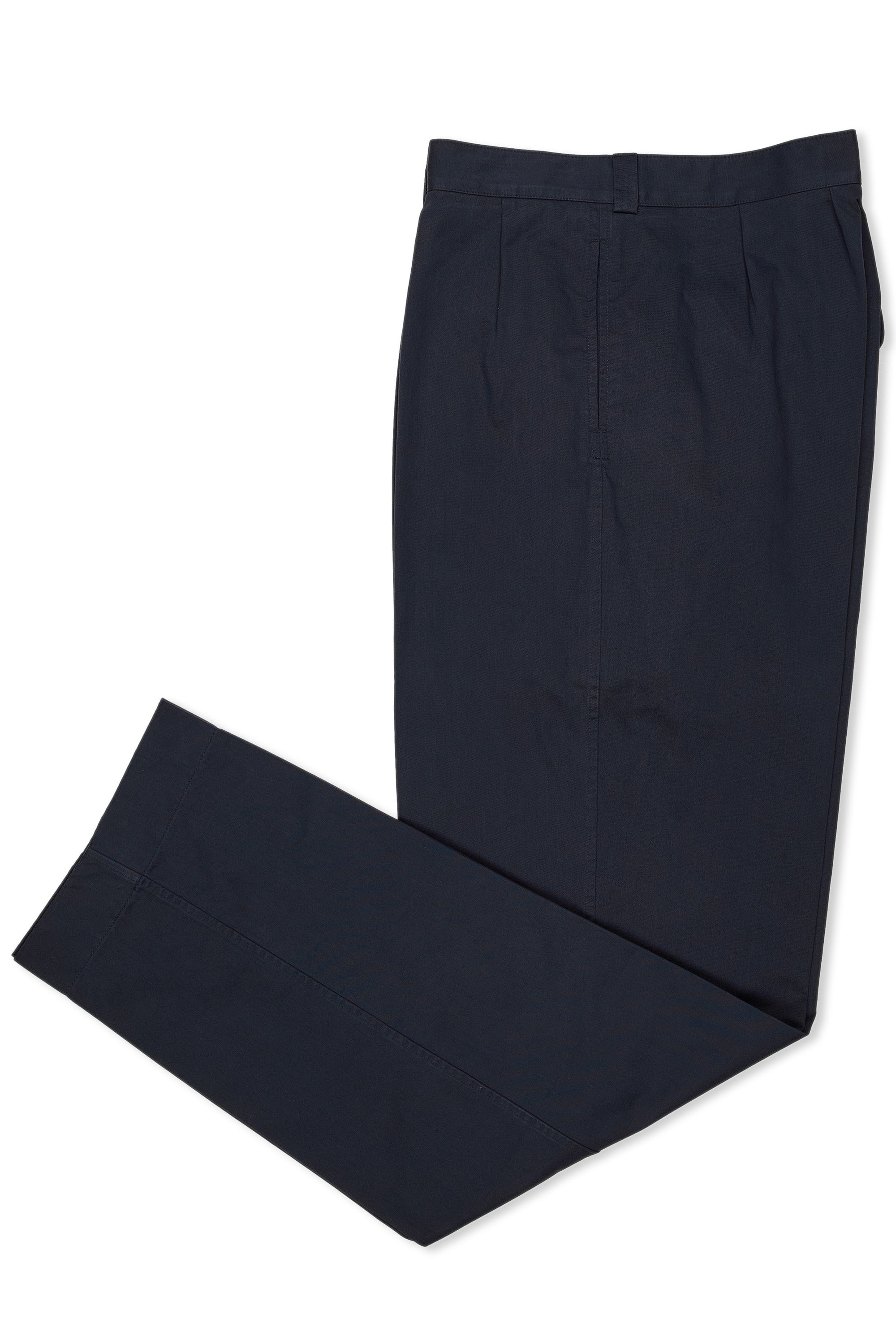 Orbium Navy Cotton Twill Workdress Trousers