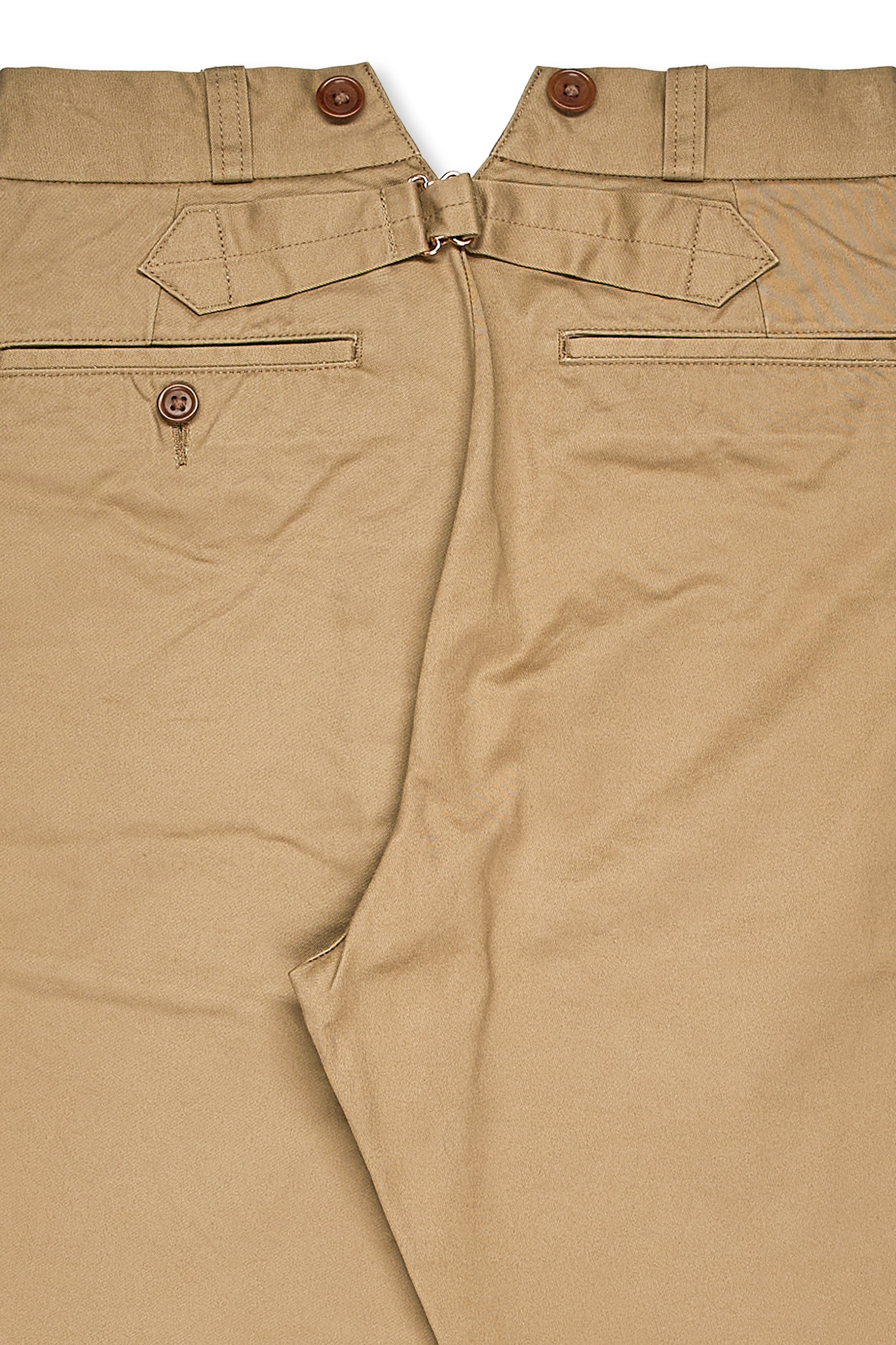 Nigel Cabourn Ladies Beige Classic Basic Chinos