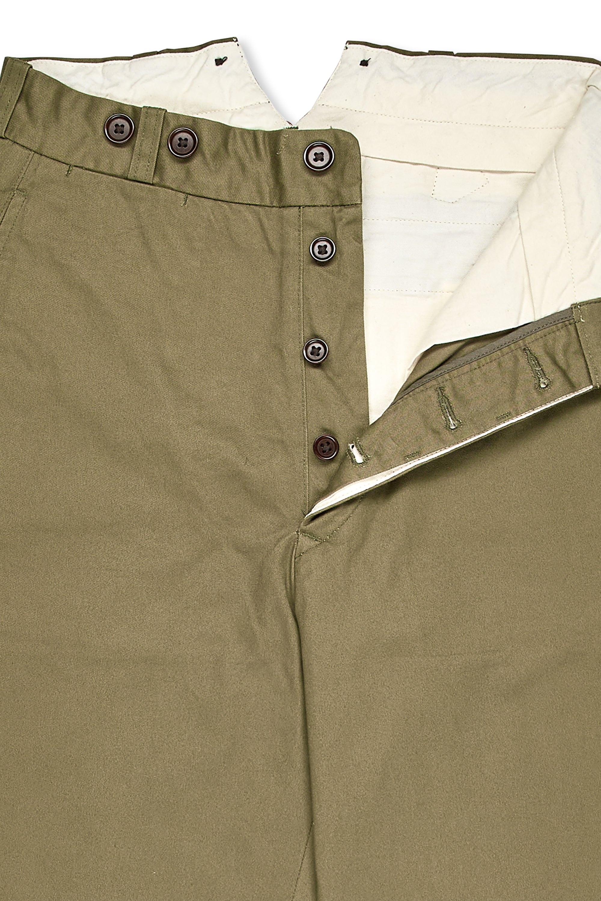 Nigel Cabourn Ladies Green Classic Basic Chinos