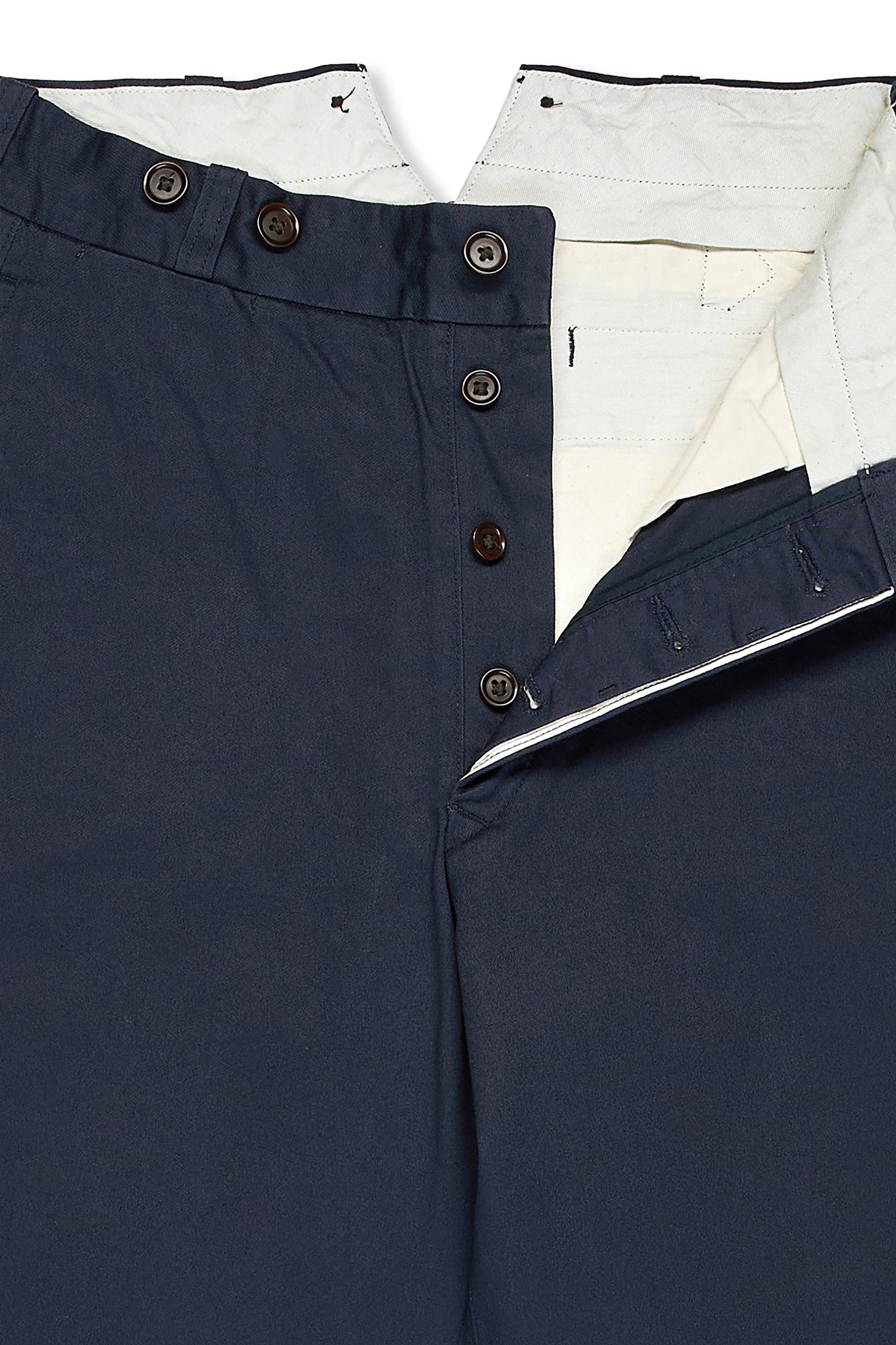 Nigel Cabourn Ladies Navy Classic Basic Chinos