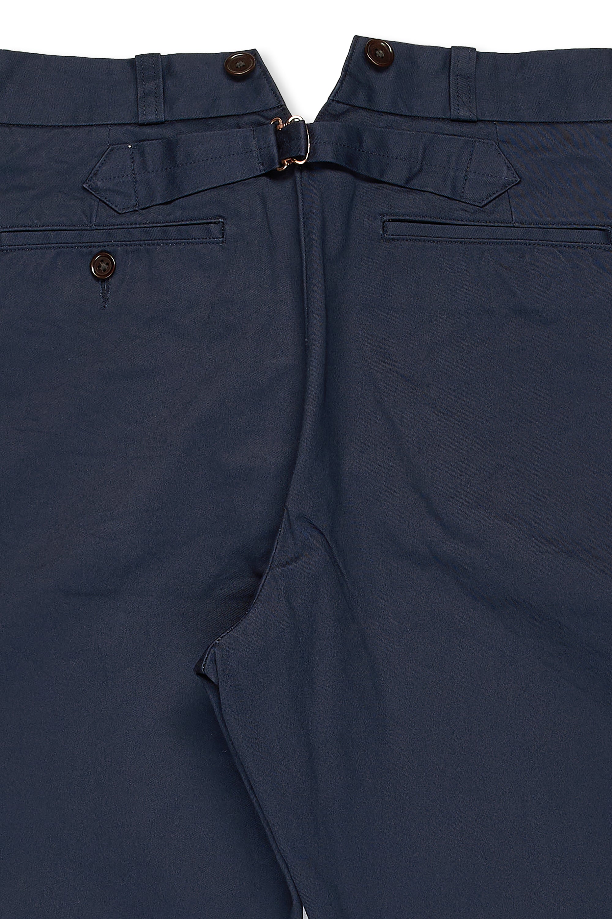 Nigel Cabourn Ladies Navy Classic Basic Chinos