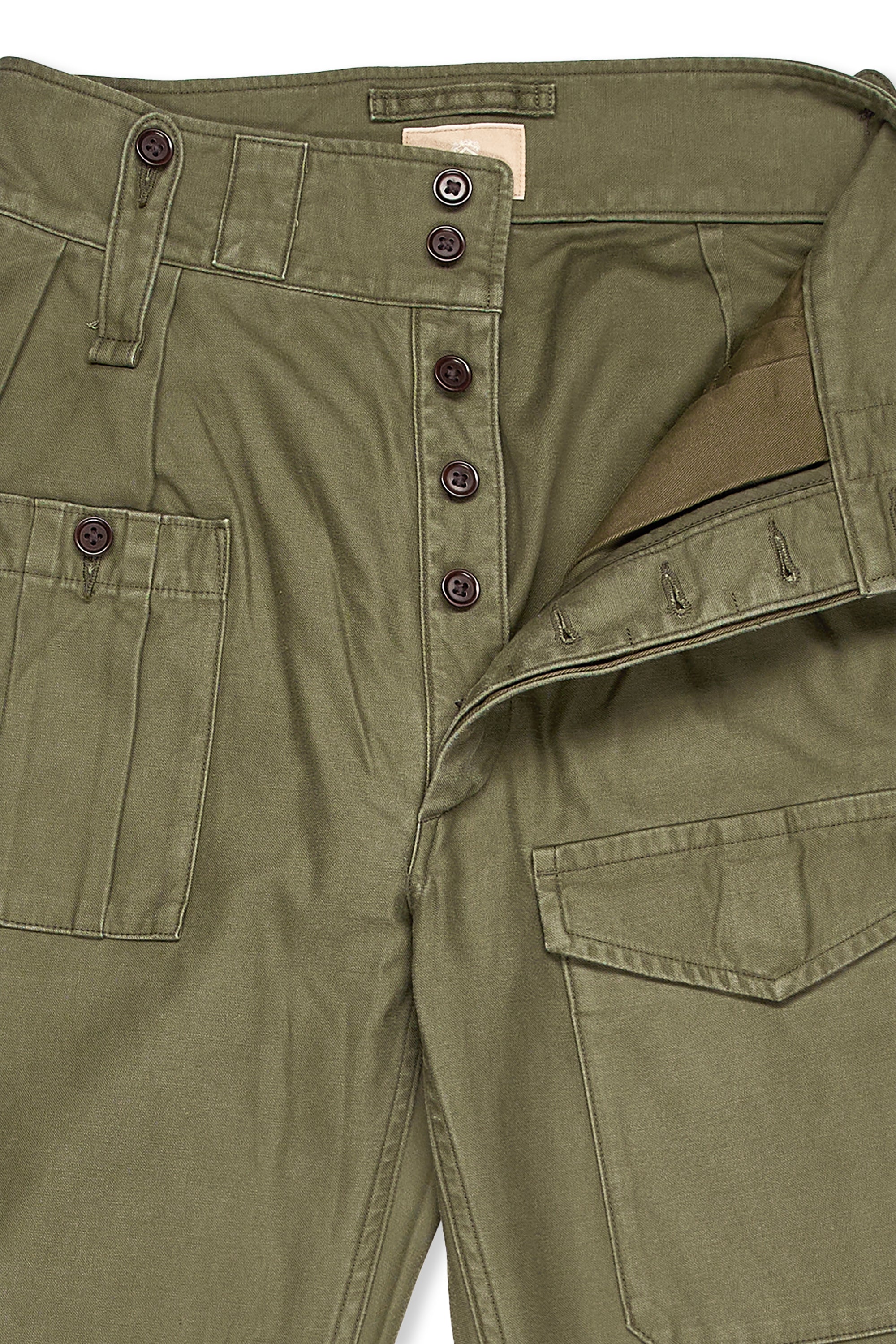Nigel Cabourn Ladies Green Classic British Army Pants