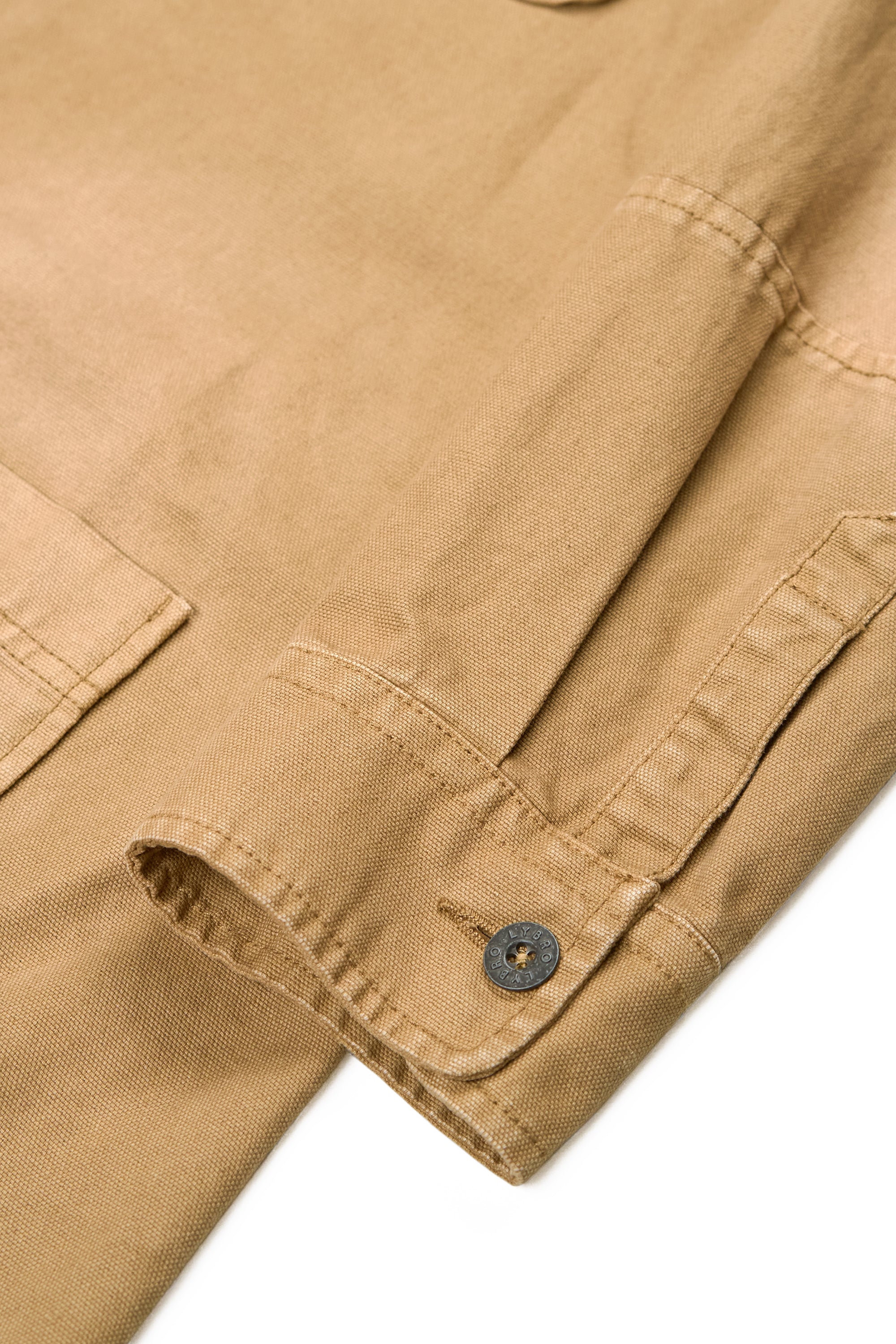 Nigel Cabourn Ladies D-50 Beige Canvas Long Jacket