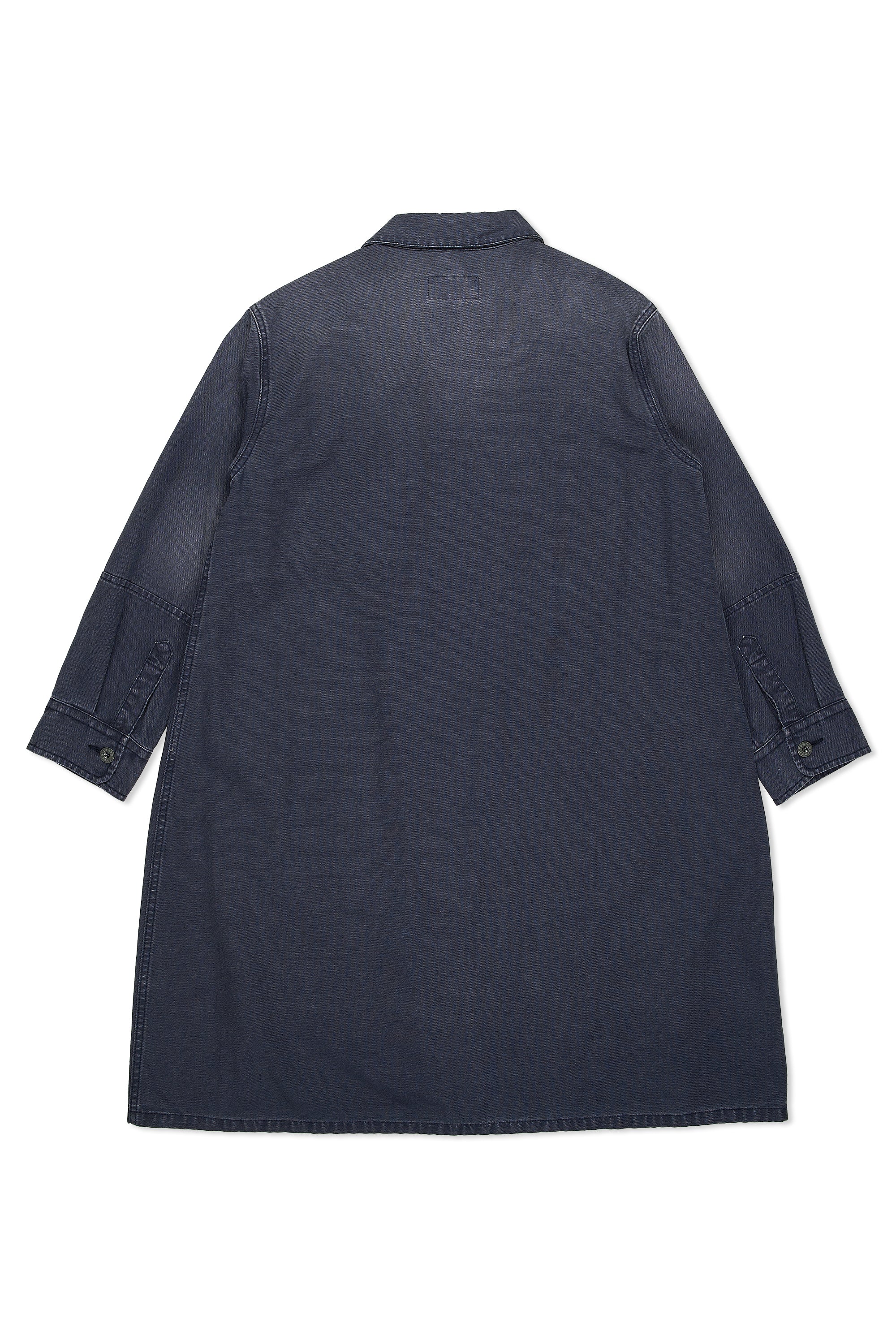 Nigel Cabourn Ladies D-50 Dark Navy Canvas Long Jacket