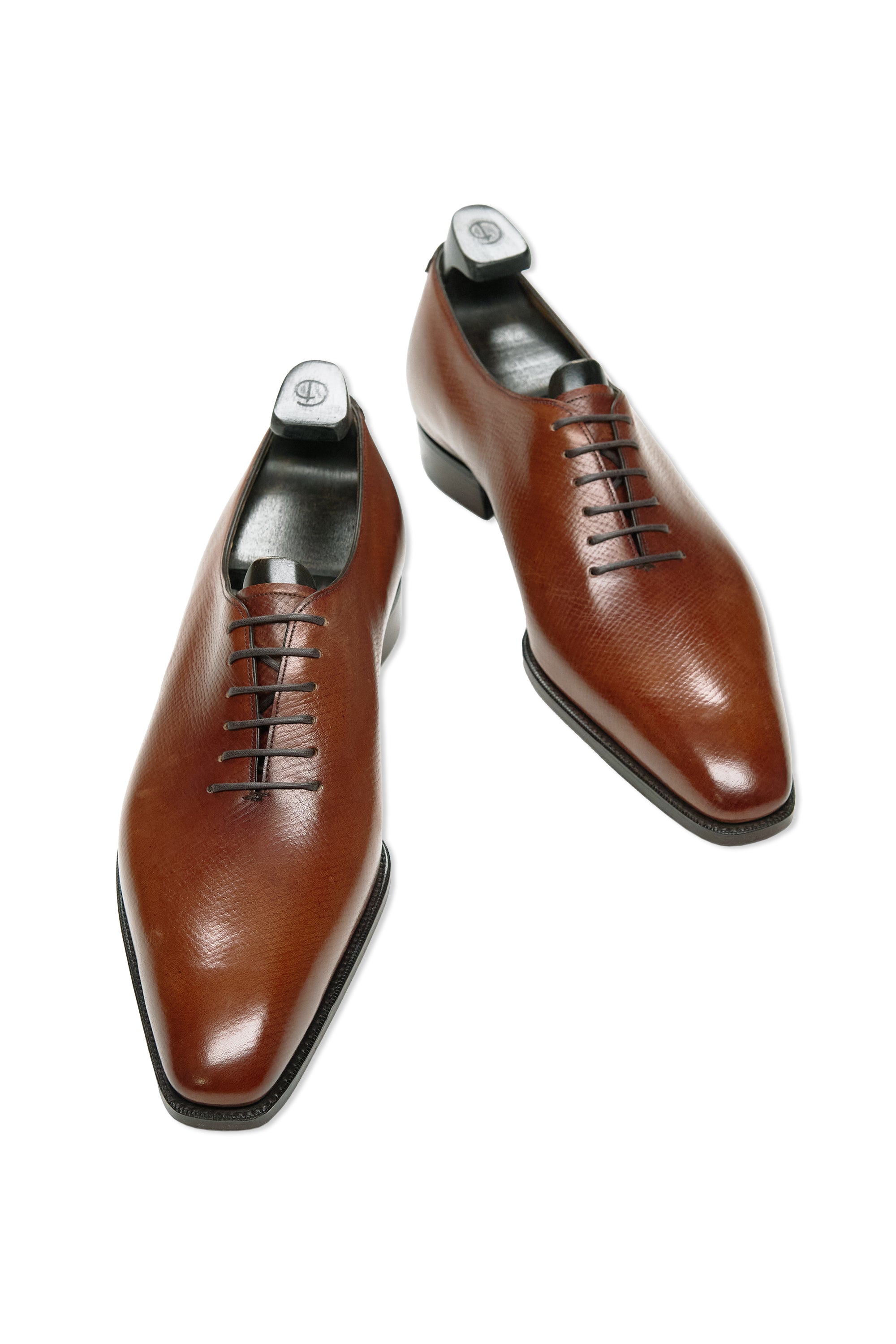 Gaziano & Girling DECO Cooper Tan Grain Whole Cut Oxfords MTO