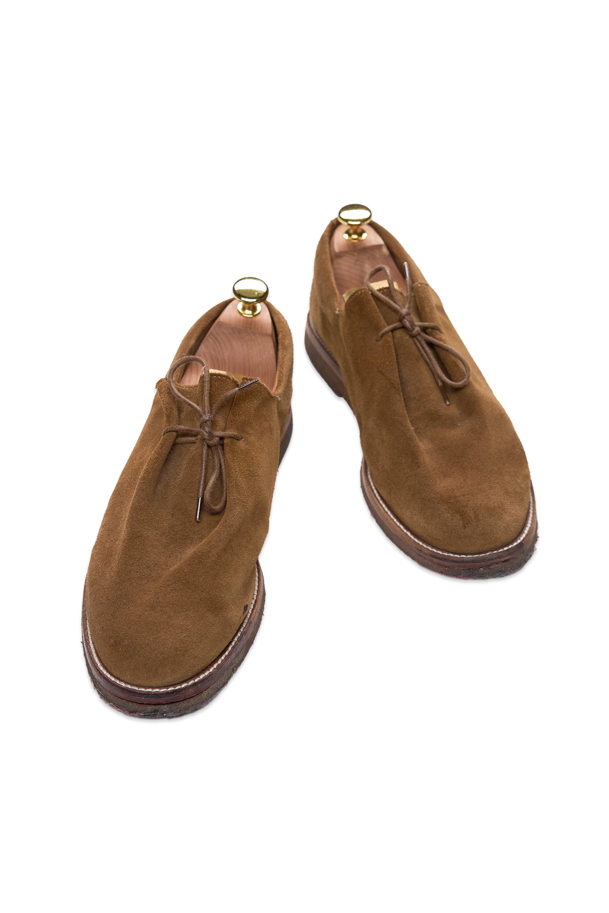Jacques Soloviere Snuff Suede Shoes