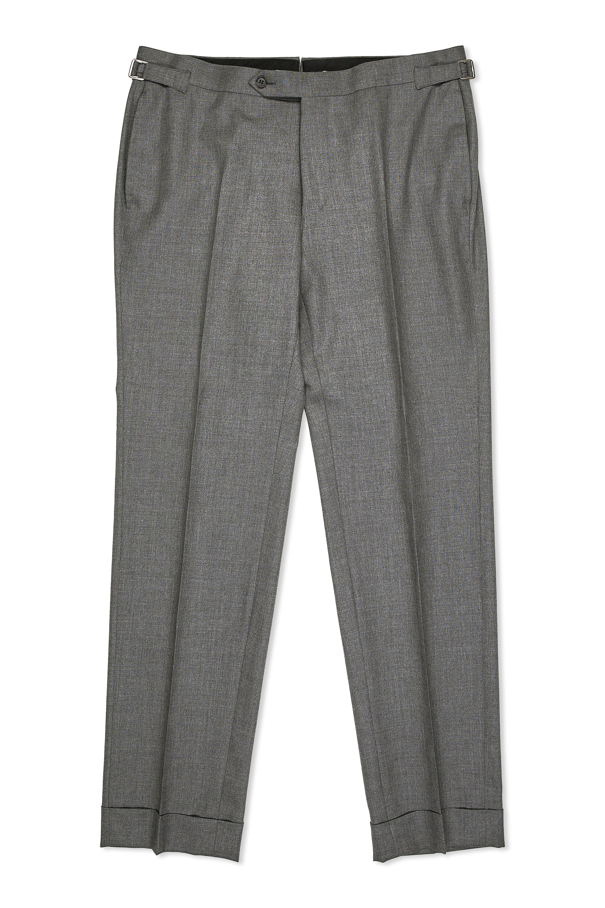 Ring Jacket Mid Grey Wool 3 Piece Suit MTO