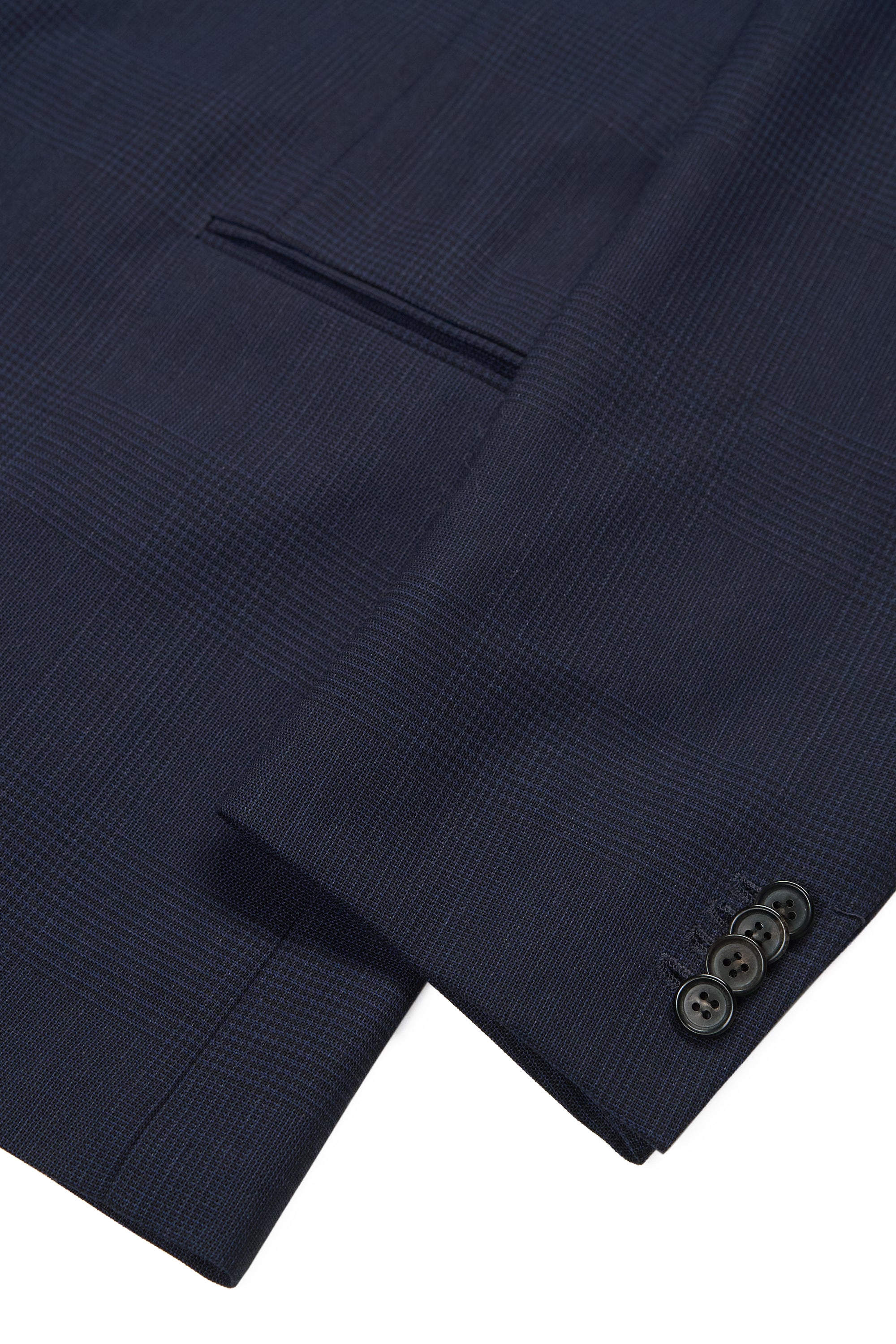 The Armoury Model 103 Blue/Navy Check Wool Suit