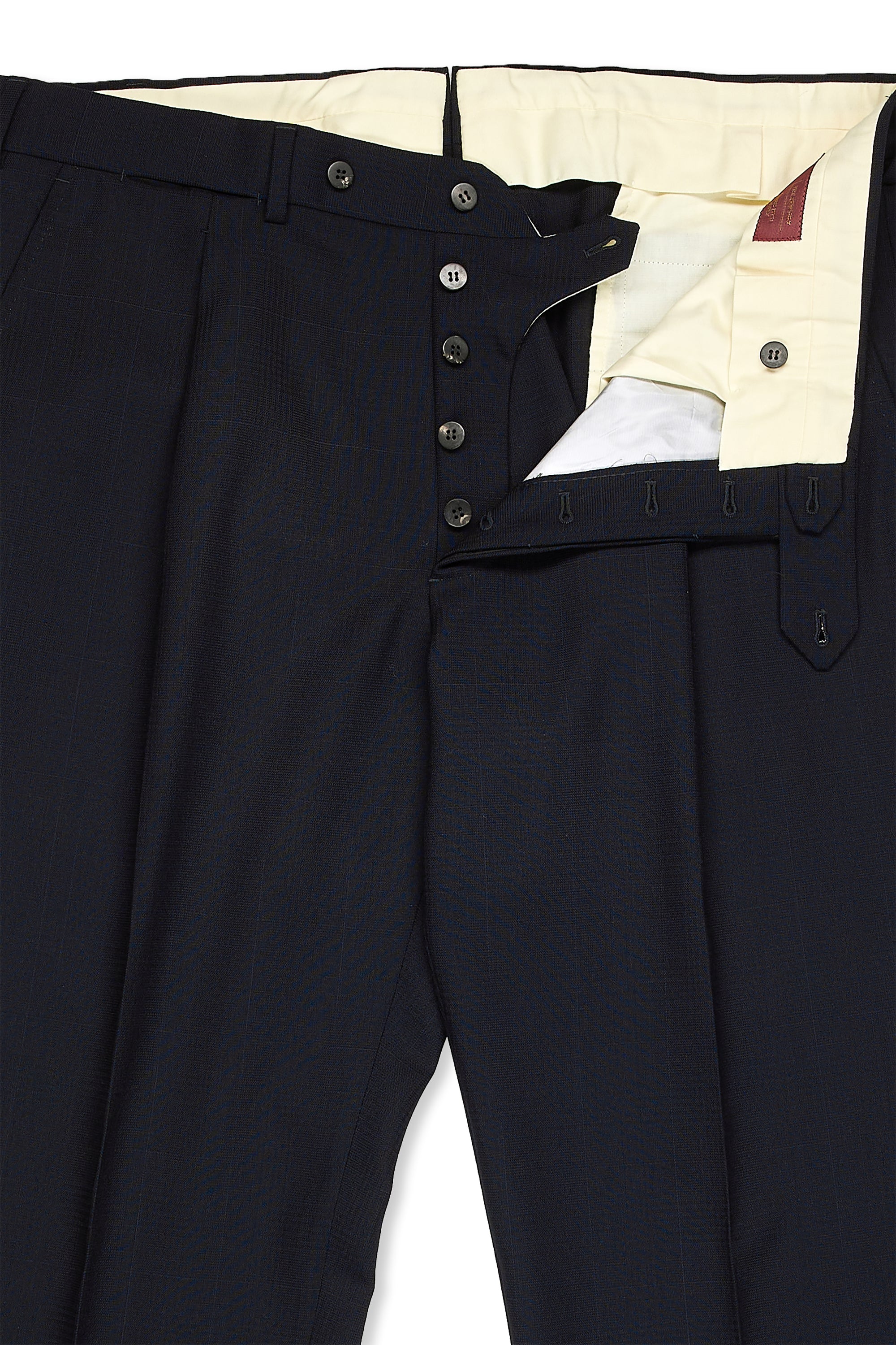 The Armoury Model 103 Navy Check Wool Suit