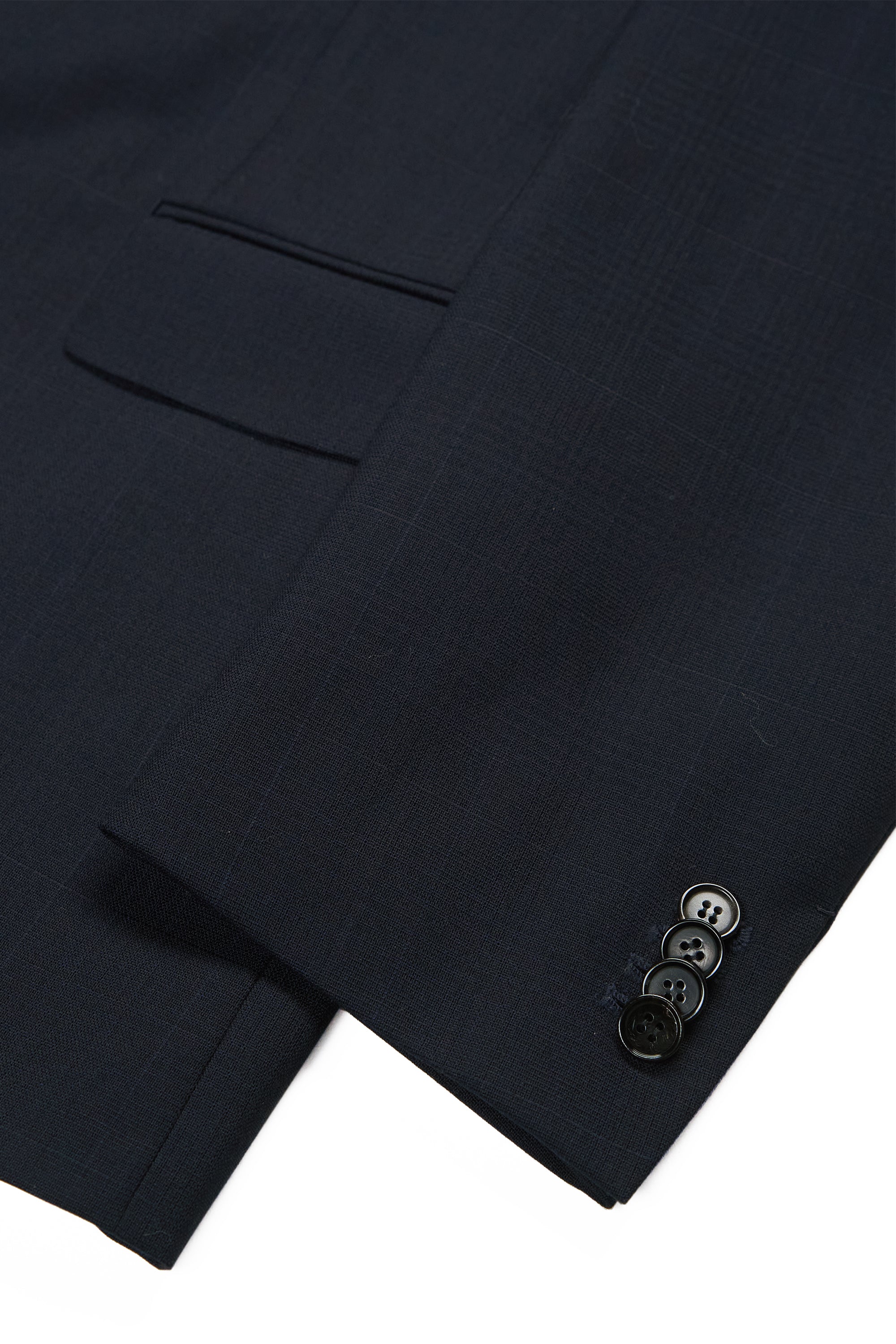 The Armoury Model 103 Navy Check Wool Suit
