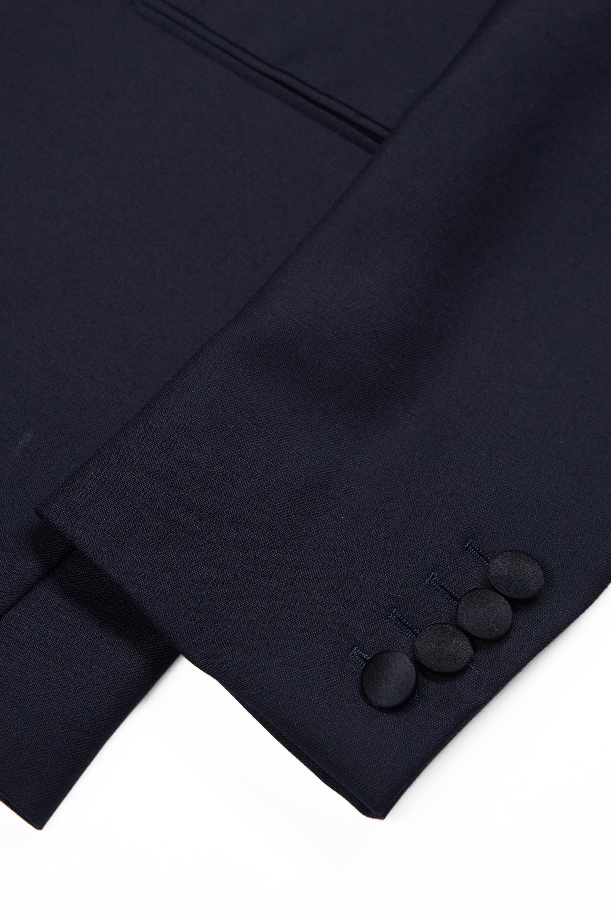 United Arrows Midnight Navy Wool/Mohair Tuxedo