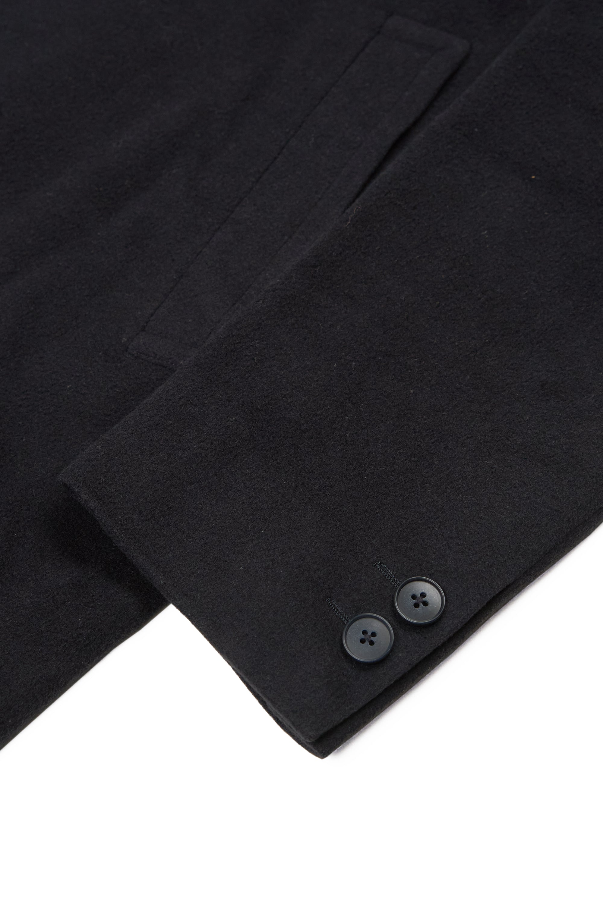 Ascot Chang Navy Wool/Cashmere Pea Coat
